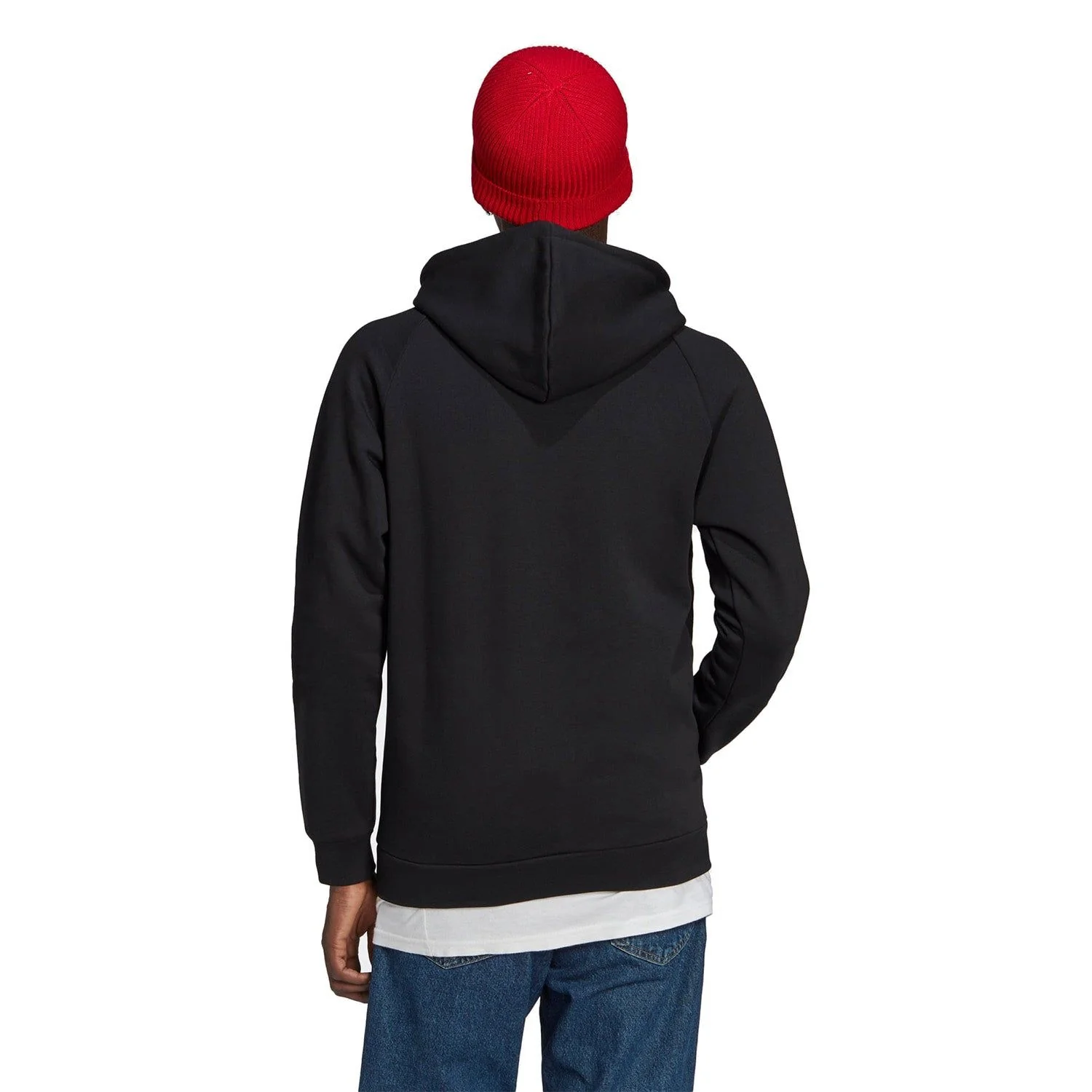 adidas Originals 3D Trefoil Sweat Hoodie - Black - Image 3