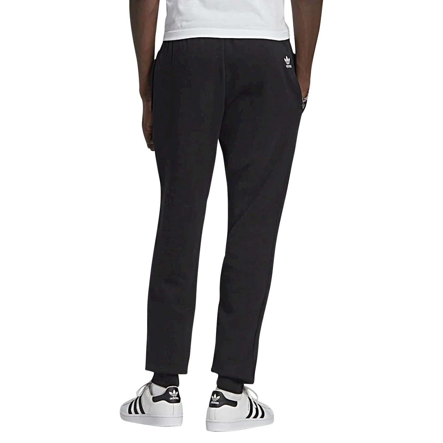 adidas Originals 3D Trefoil Sweat Pant Joggers - Black - Image 2