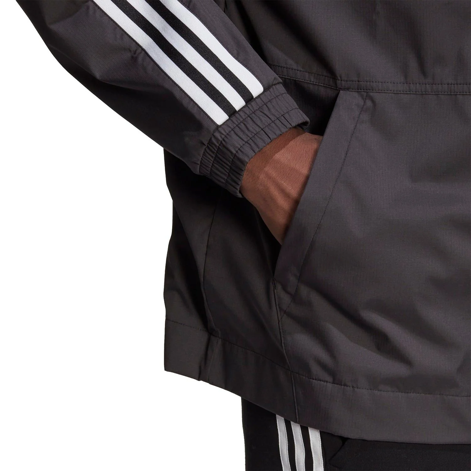 adidas Originals 3D Trefoil Windbreaker - Black - Image 4