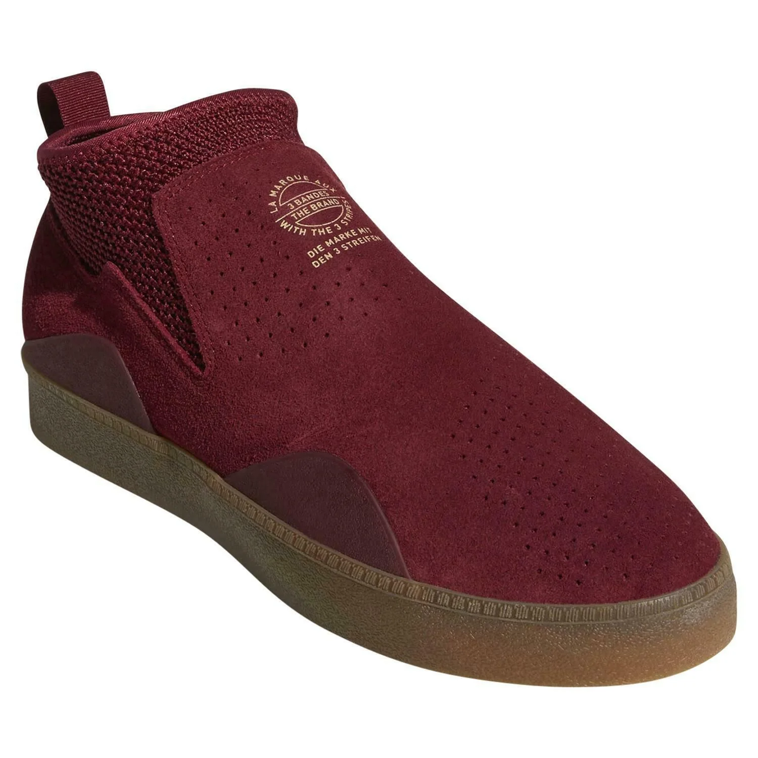 adidas Originals 3ST.002 Trainers - Collegiate Burgundy - Image 2