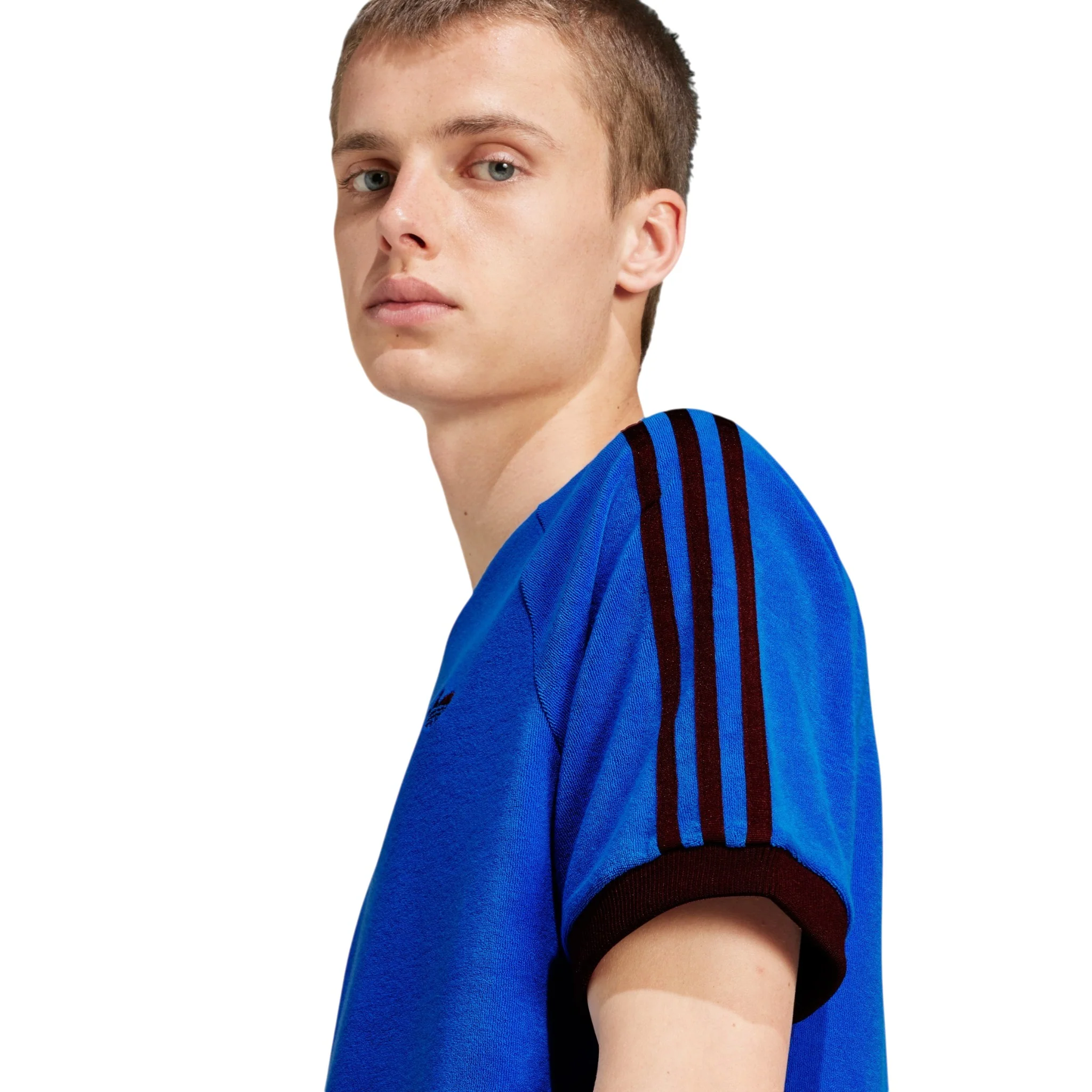 adidas Originals 70s California T Shirt - Blue - Image 5