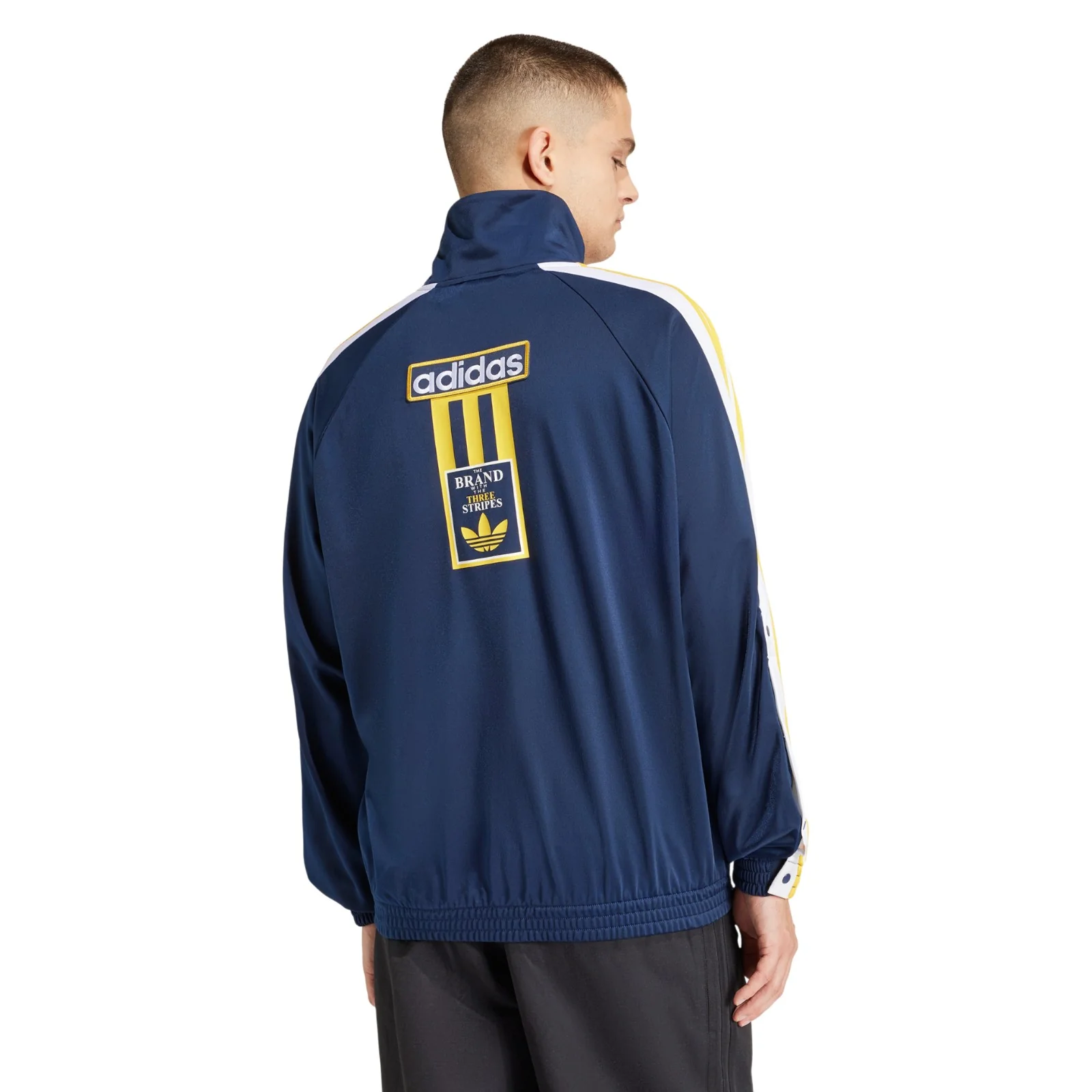 adidas Originals Adibreak Track Top Jacket - Night Indigo / White / Bold Gold - Image 2