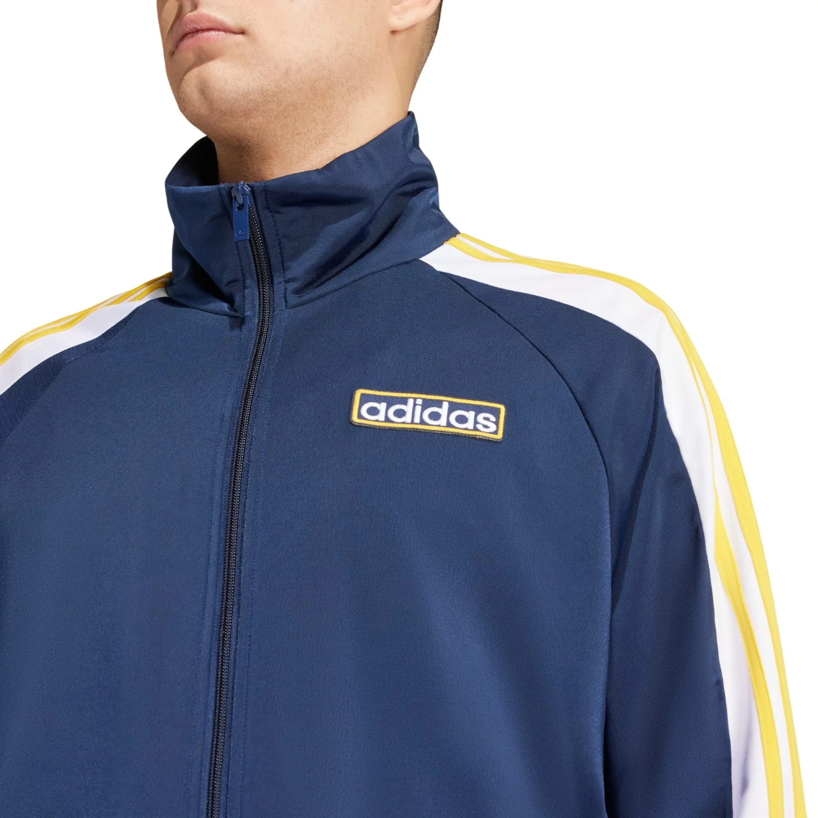 adidas Originals Adibreak Track Top Jacket - Night Indigo / White / Bold Gold - Image 6
