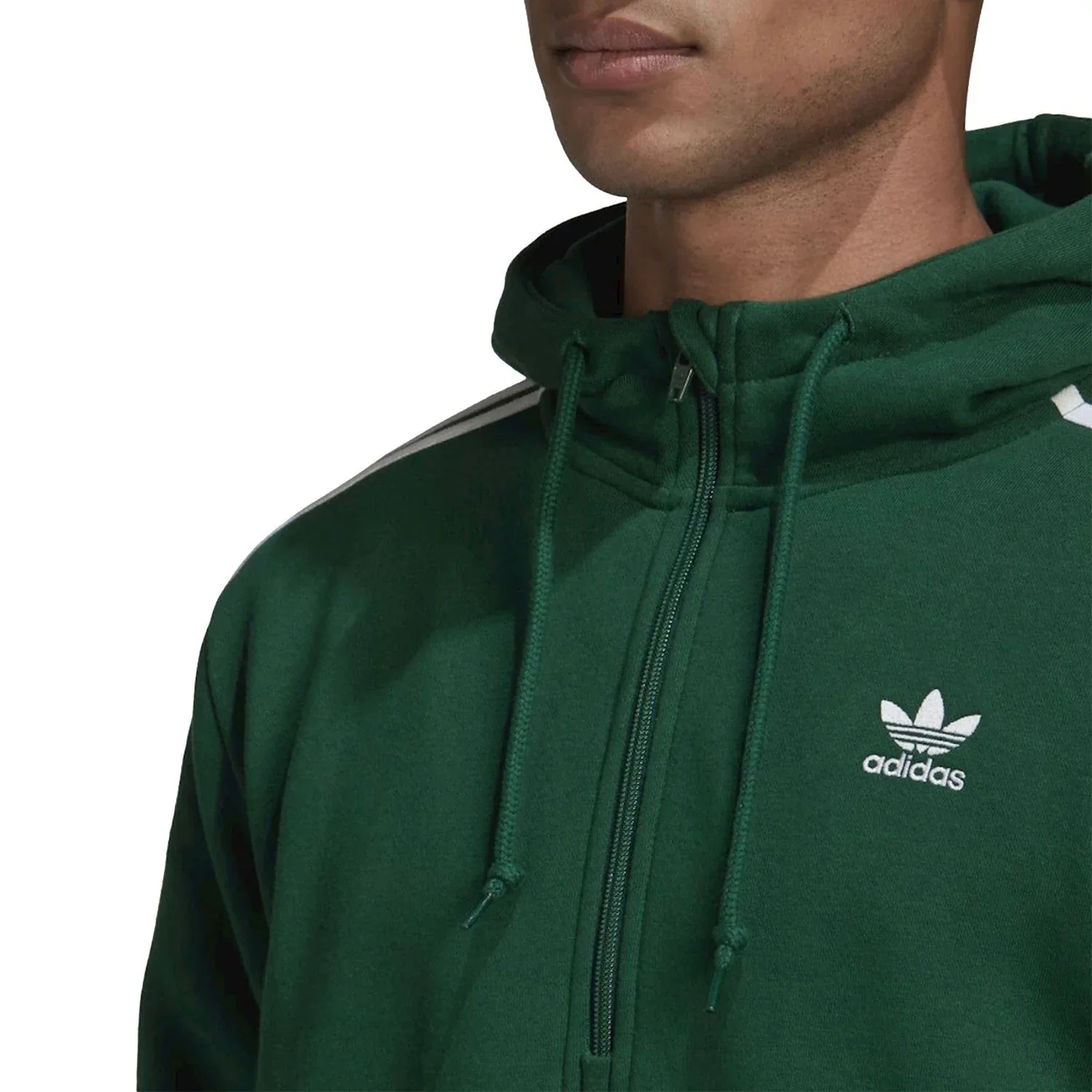 adidas Originals adicolor 3-Stripes Hoodie - Green - Image 4