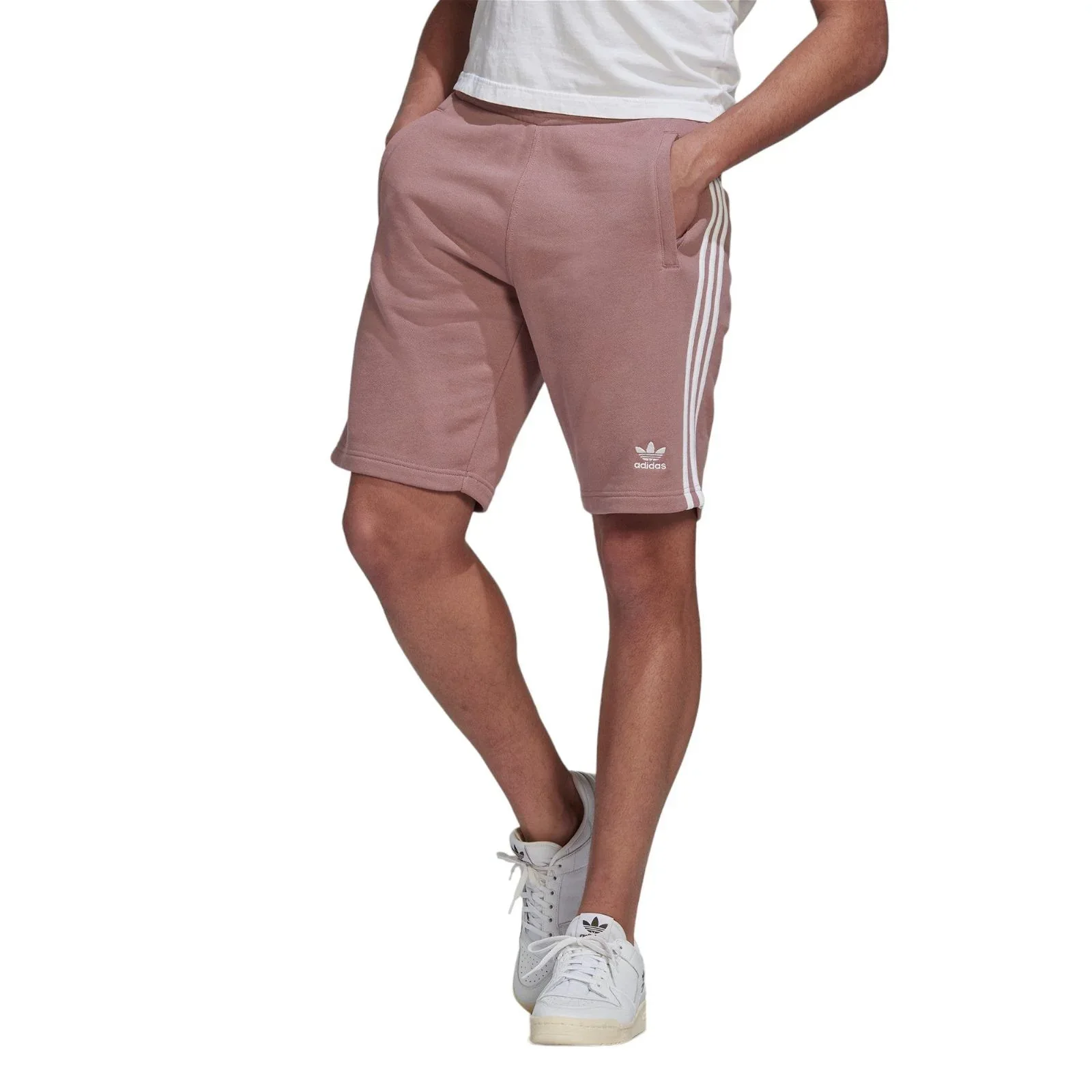 adidas Originals Adicolor 3-Stripes Shorts - Purple - Image 2