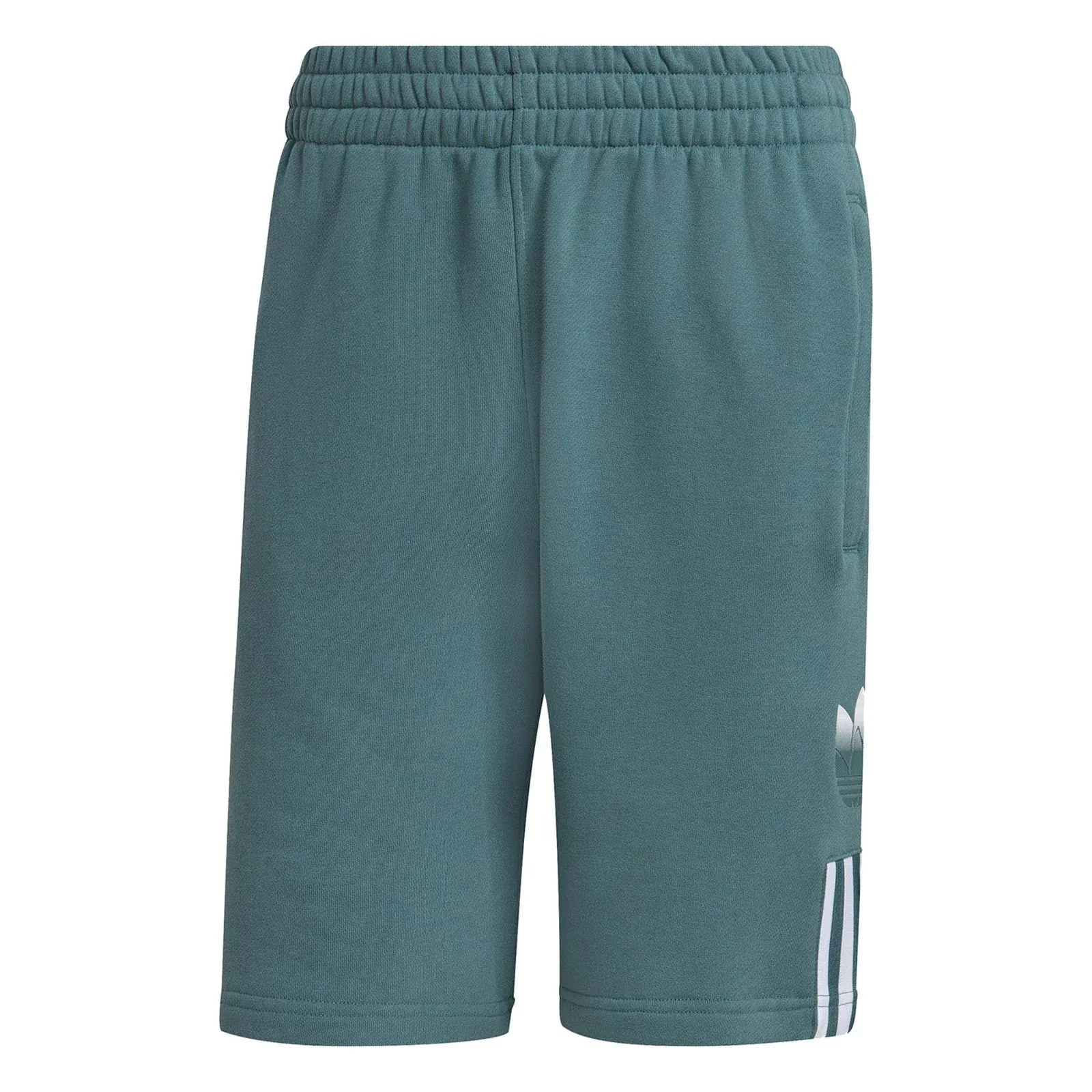 adidas Originals Adicolor 3D Trefoil Ombré Sweat Shorts - Green - Image 4