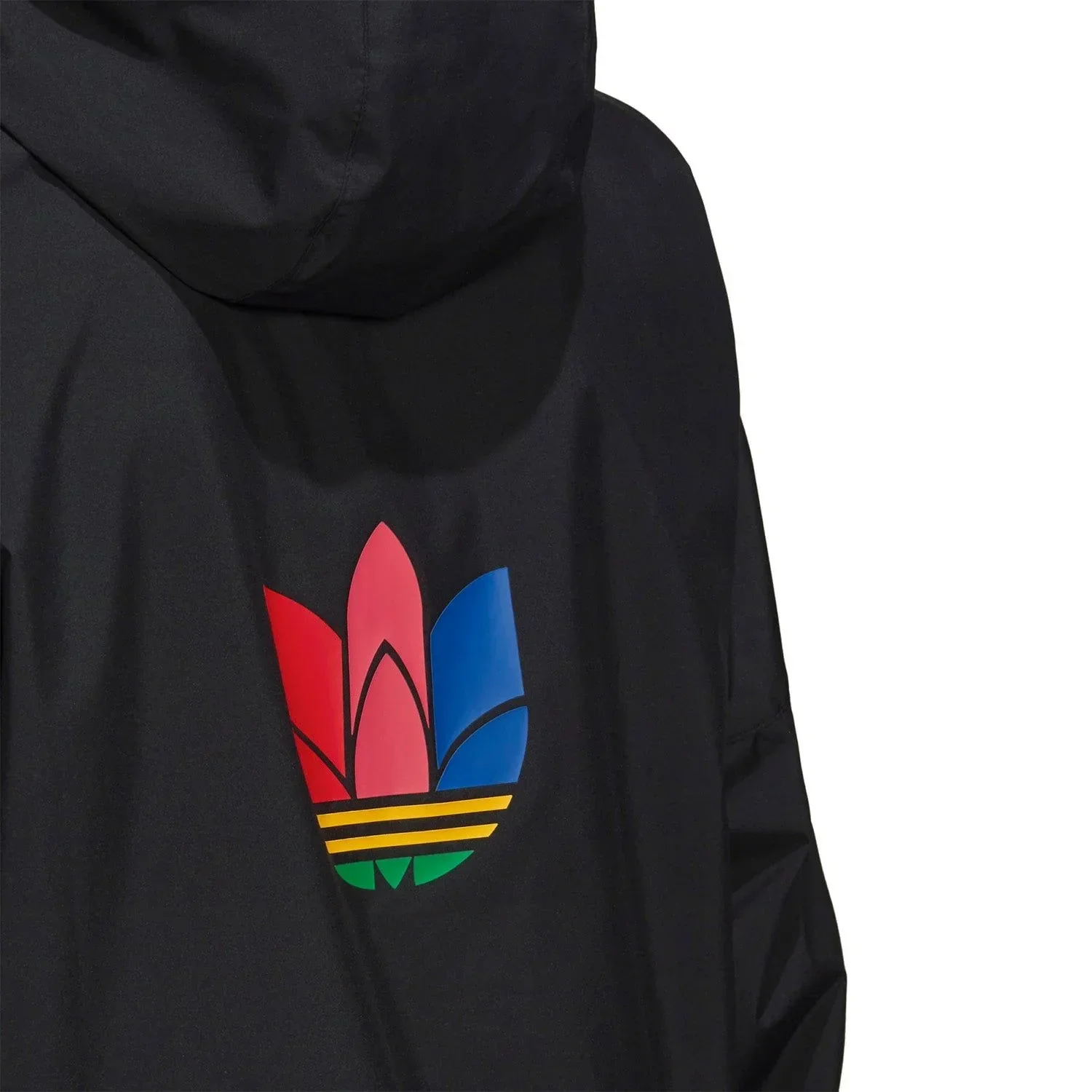 adidas Originals Adicolor 3D Trefoil Windbreaker - Black - Image 4
