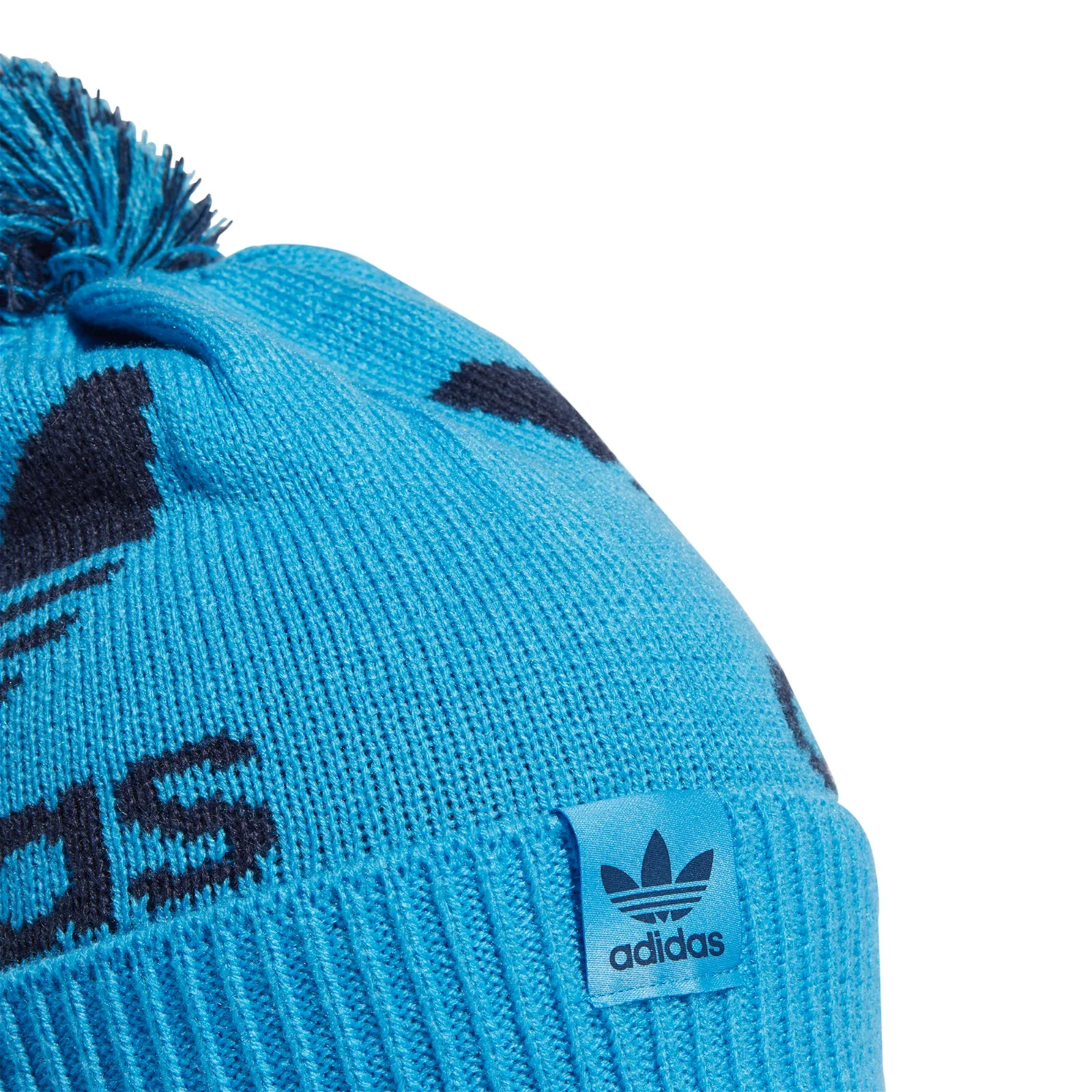 adidas Originals Adicolor Archive Bobble Beanie - Blue - Image 2
