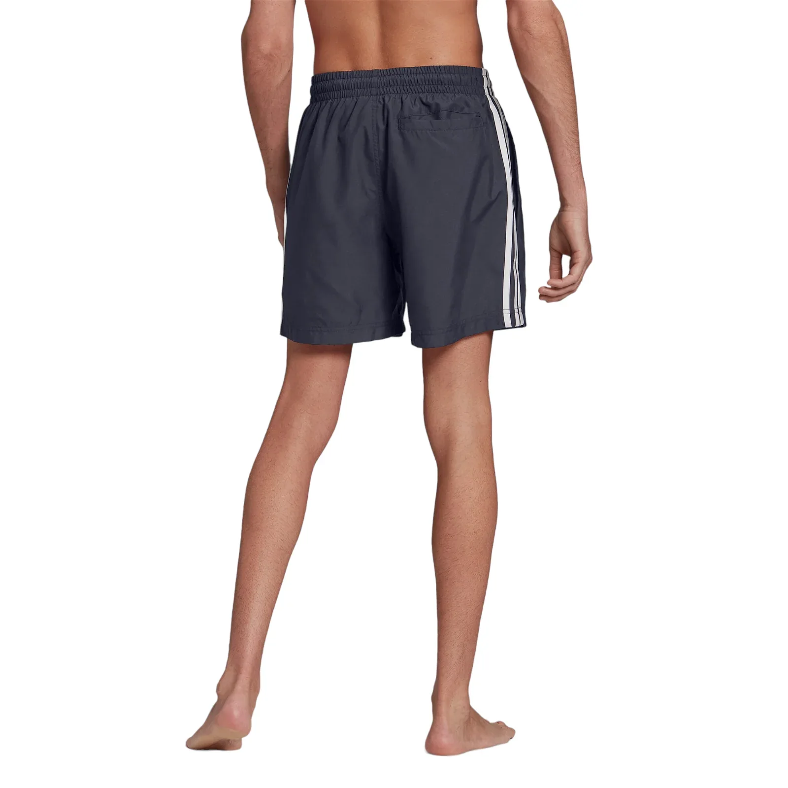 adidas Originals Adicolor Classics 3-Stripes Swim Shorts - Shadow Navy - Image 2