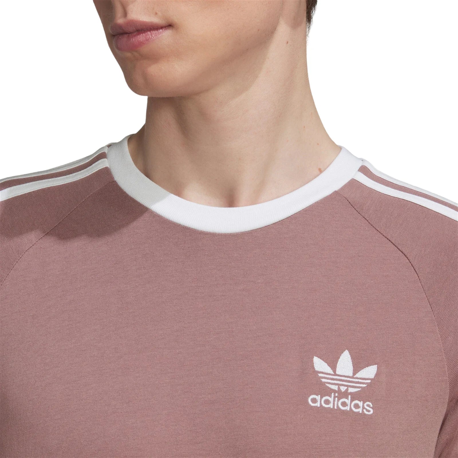 adidas Originals Adicolor Classics 3-Stripes T-Shirt - Purple - Image 4