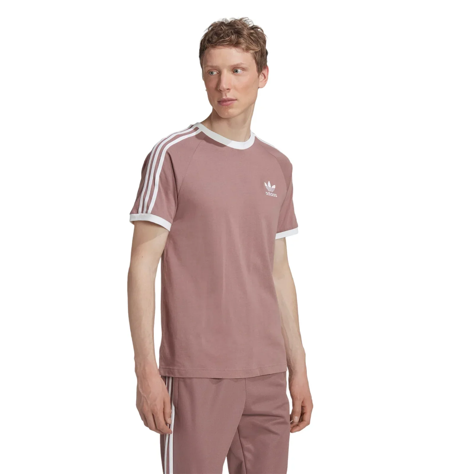 adidas Originals Adicolor Classics 3-Stripes T-Shirt - Purple - Image 6