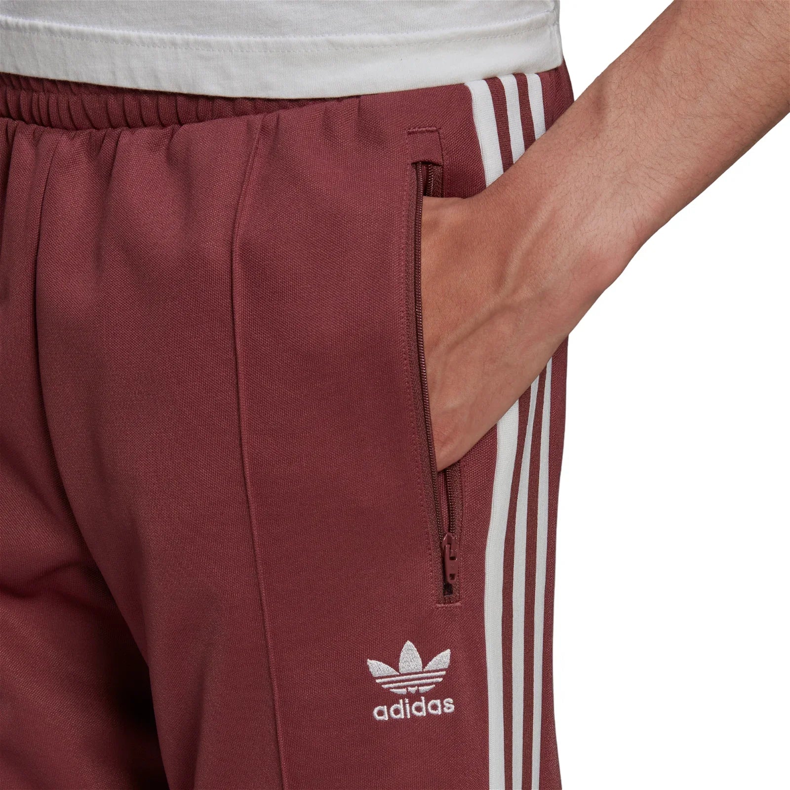 adidas Originals Adicolor Classics Beckenbauer Pants - Burgundy - Image 4