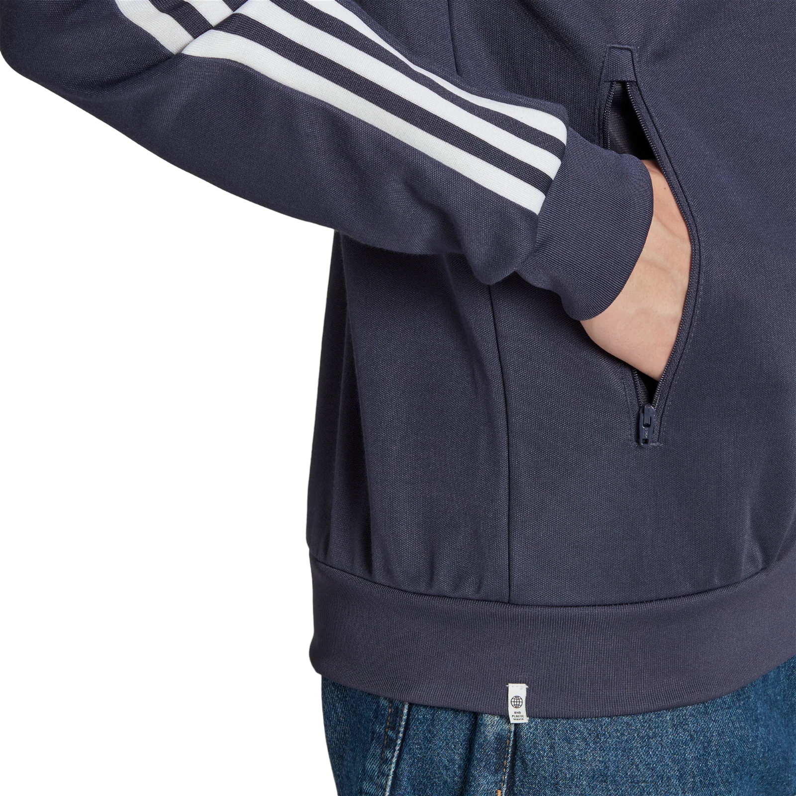 adidas Originals Adicolor Classics Beckenbauer Track Top - Navy - Image 5
