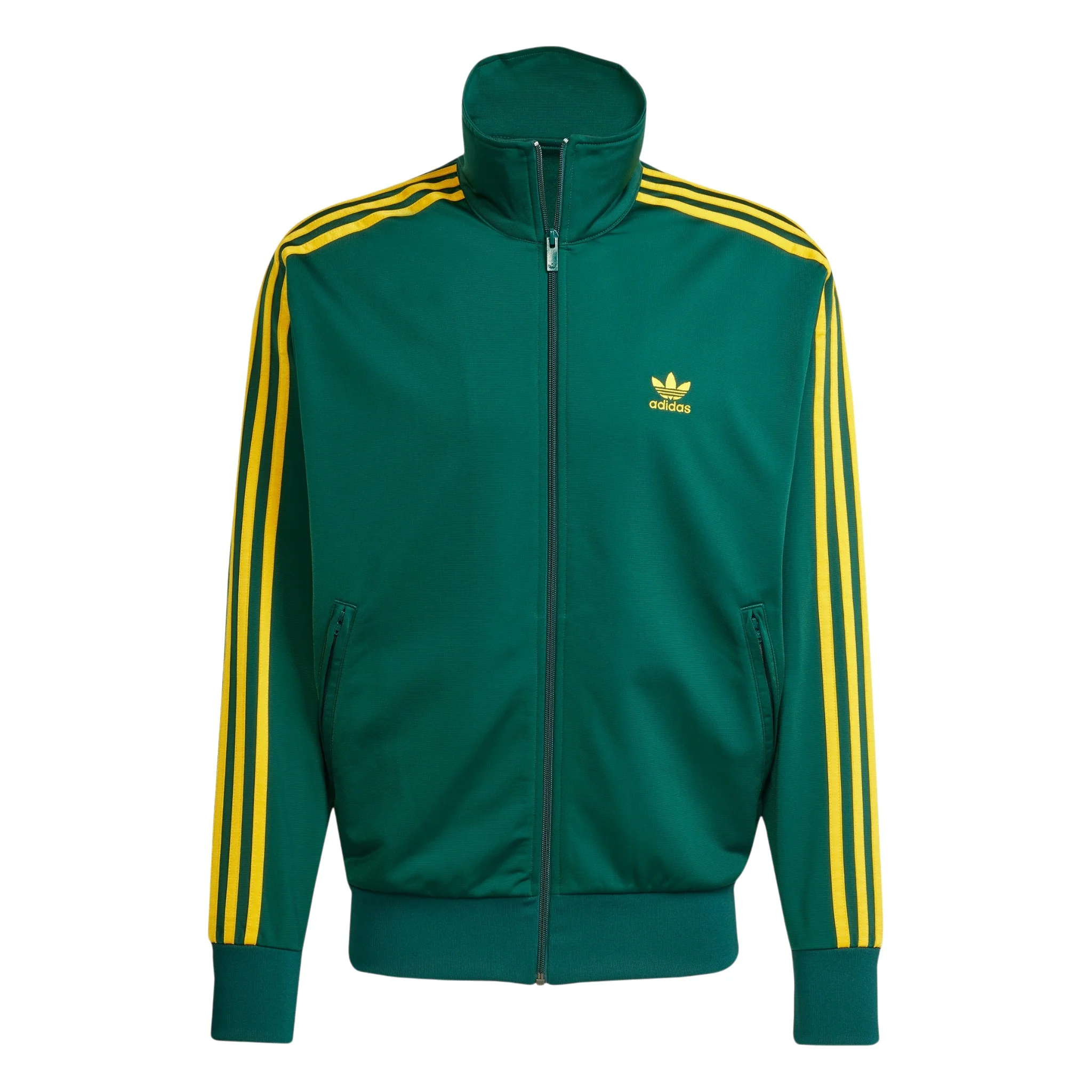 adidas Originals Adicolor Classics Firebird Track Top - Collegiate Green / Crew Yellow