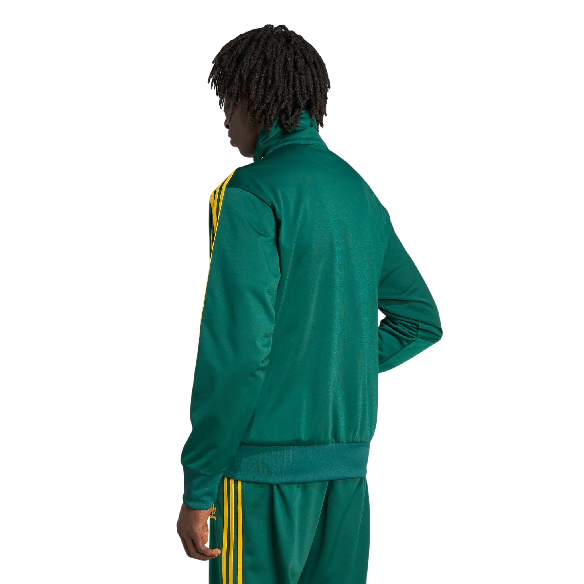 adidas Originals Adicolor Classics Firebird Track Top - Collegiate Green / Crew Yellow - Image 3
