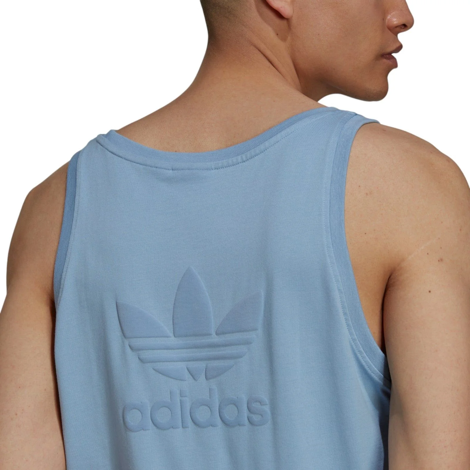 adidas Originals Adicolor Classics MM Trefoil Tank Top - Ambient Sky - Image 2