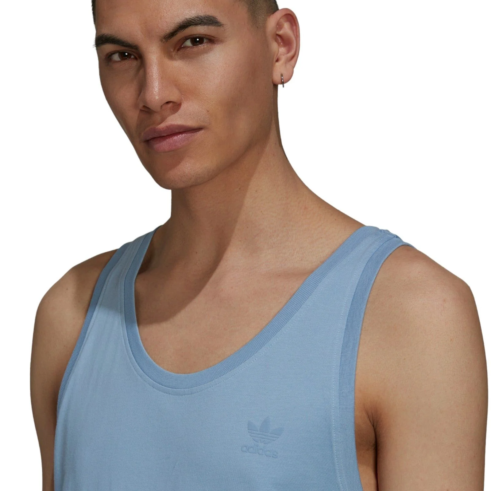 adidas Originals Adicolor Classics MM Trefoil Tank Top - Ambient Sky - Image 6