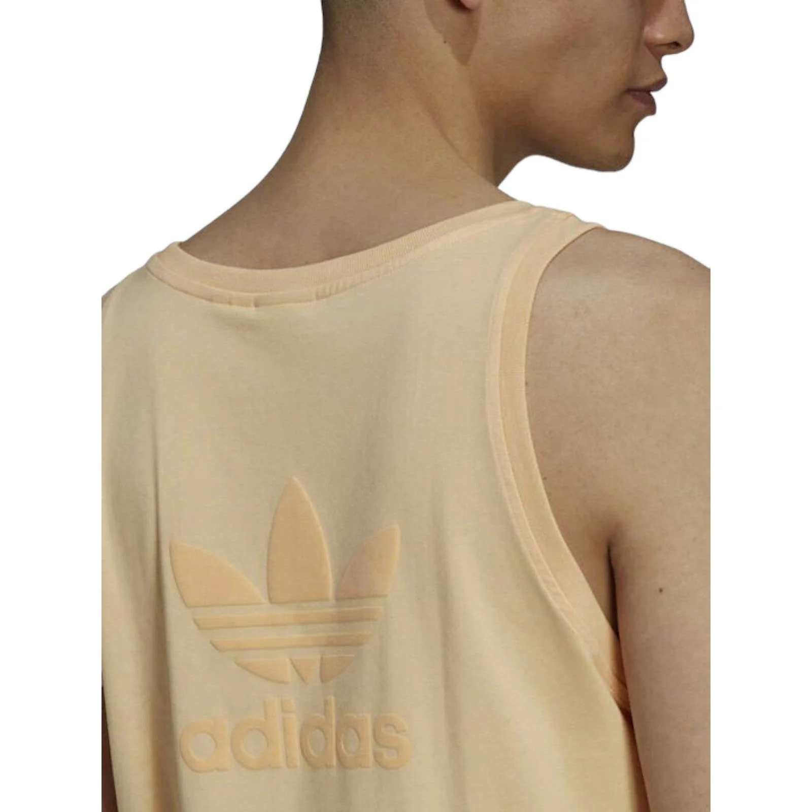 adidas Originals Adicolor Classics MM Trefoil Tank Top - Orange - Image 2