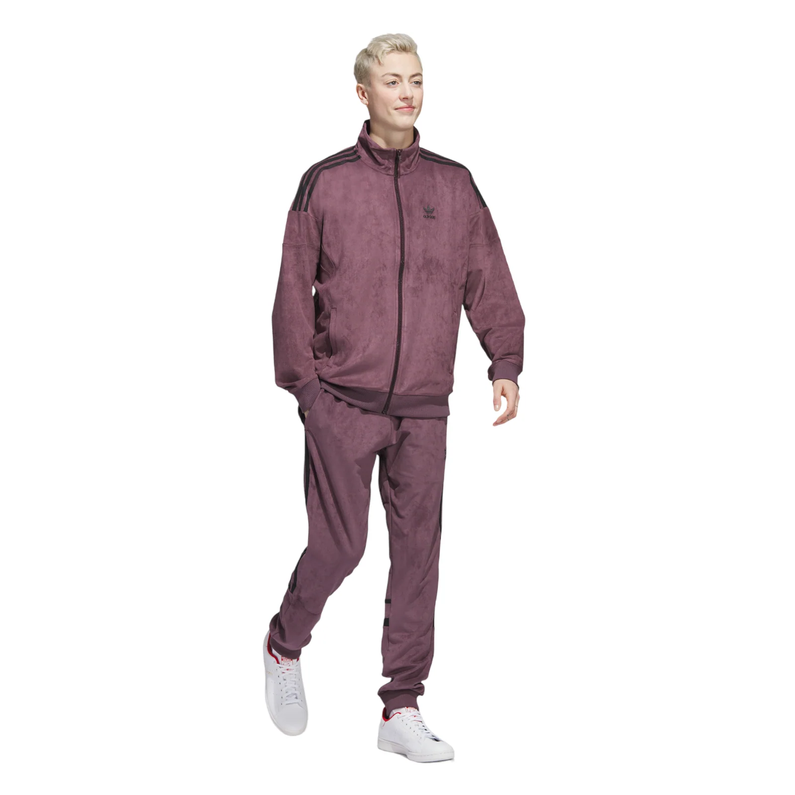 adidas Originals Adicolor Classics Plush Tracksuit Bottoms - Purple - Image 4