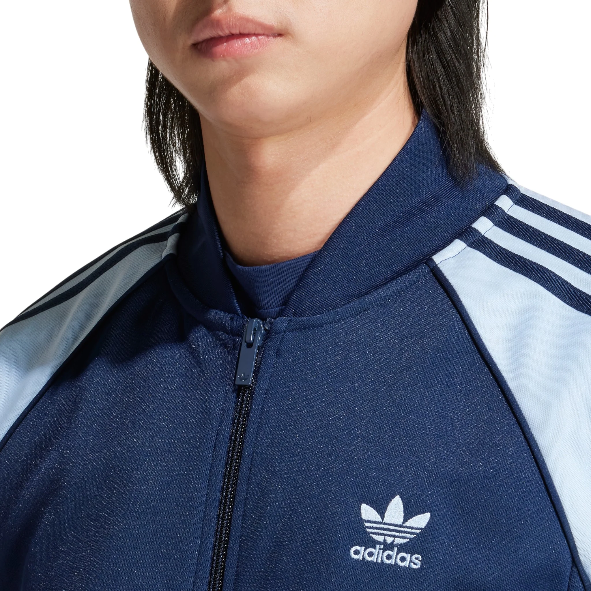 adidas Originals Adicolor Classics SST Superstar Track Jacket - Clear Sky / Night Indigo - Image 5