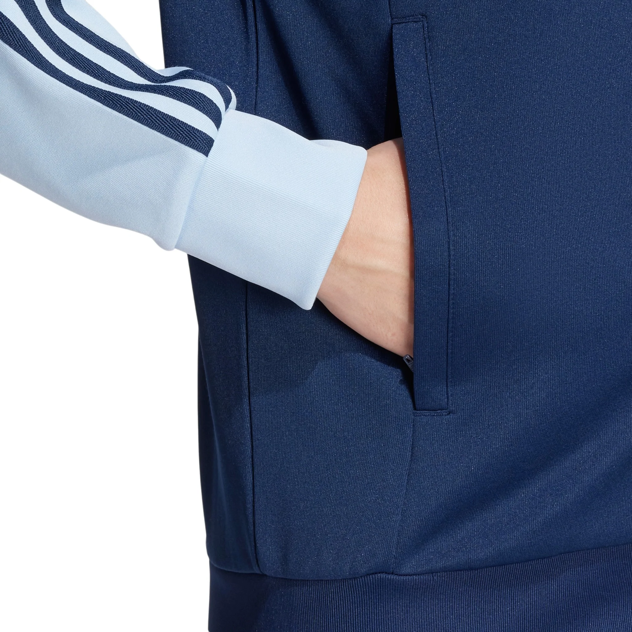 adidas Originals Adicolor Classics SST Superstar Track Jacket - Clear Sky / Night Indigo - Image 6