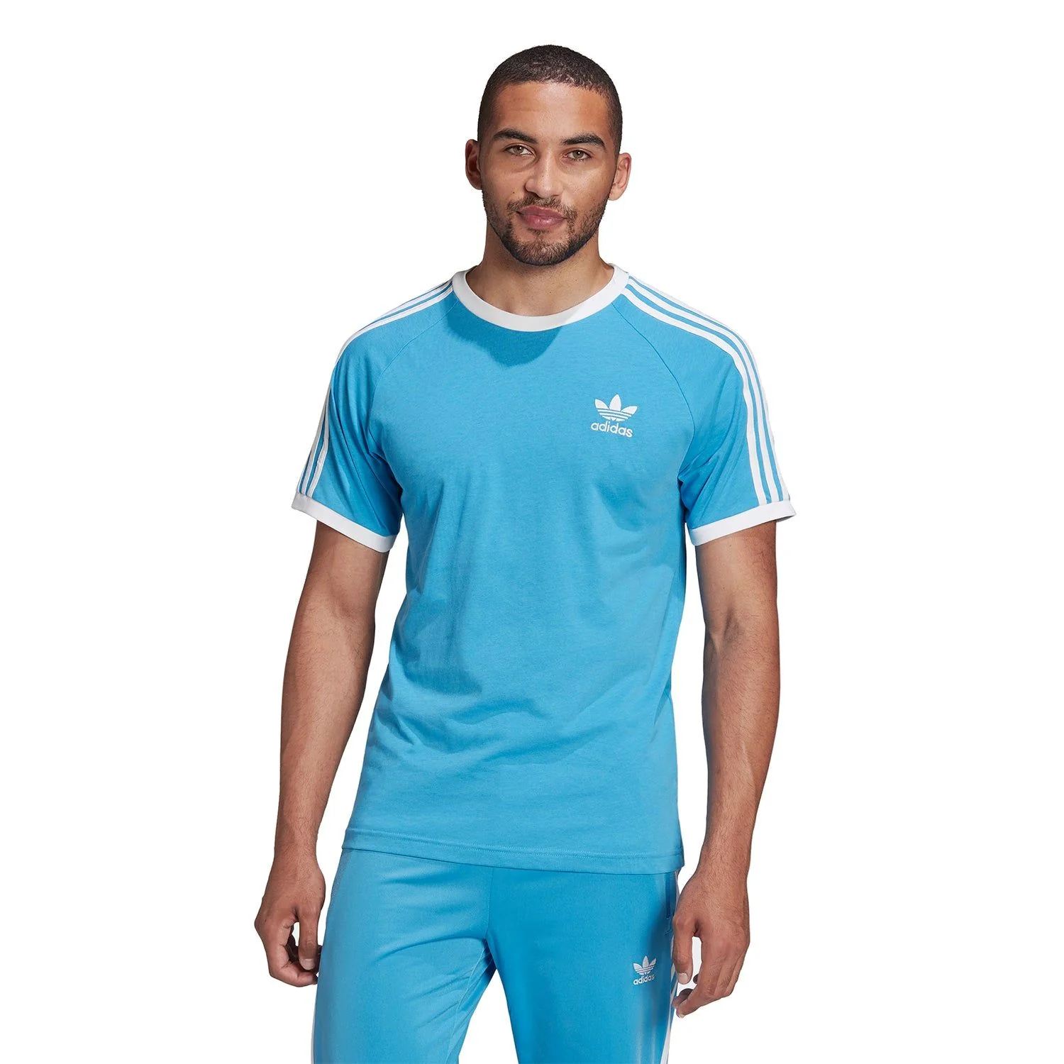 adidas Originals Adicolor Classics Trace Tee - App Sky Rush Blue - Image 2