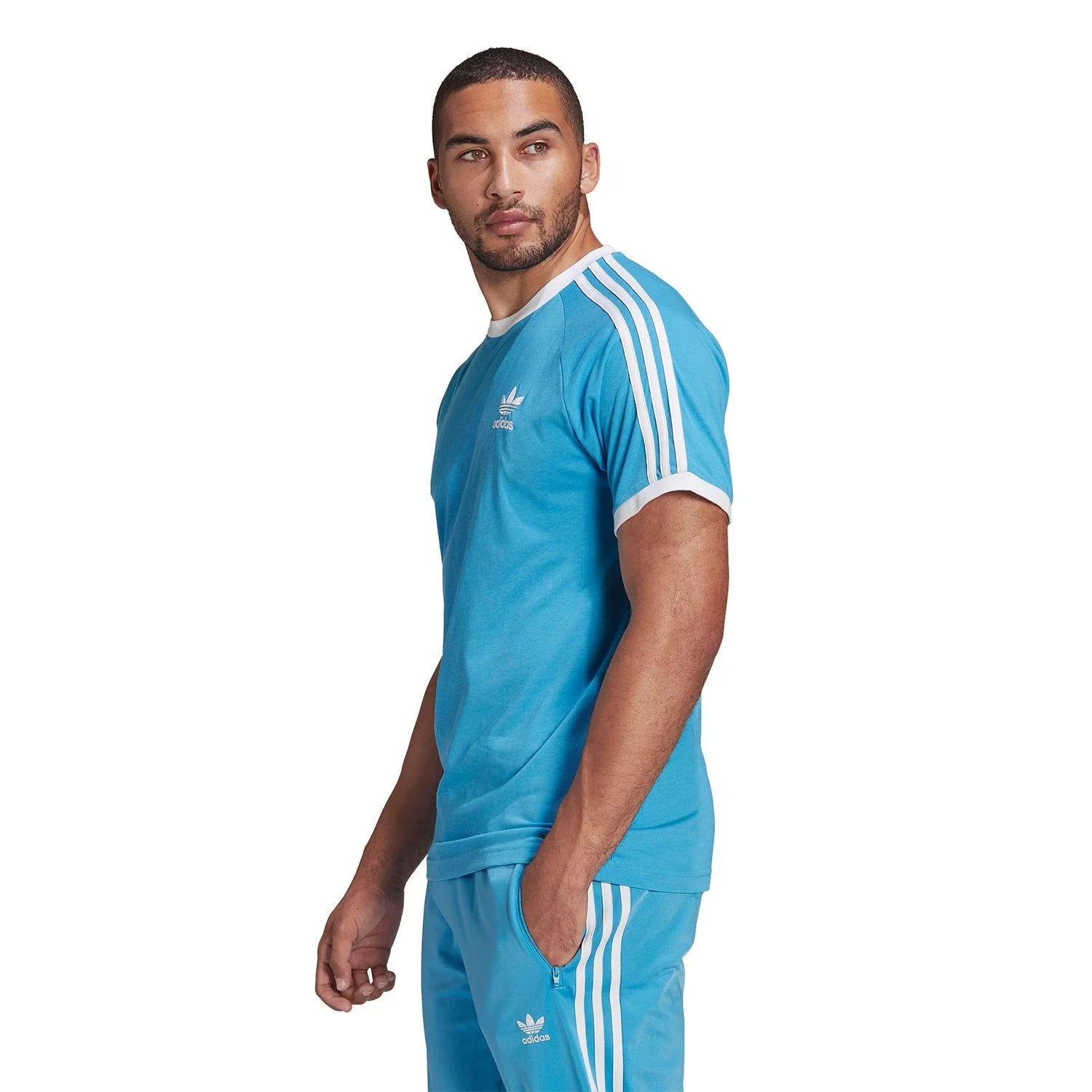 adidas Originals Adicolor Classics Trace Tee - App Sky Rush Blue - Image 3