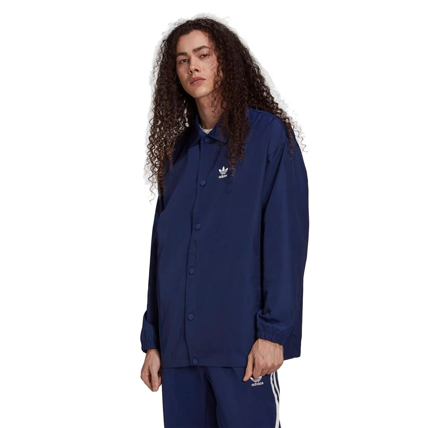 adidas Originals Adicolor Classics Trefoil Coach Jacket - Blue - Image 2