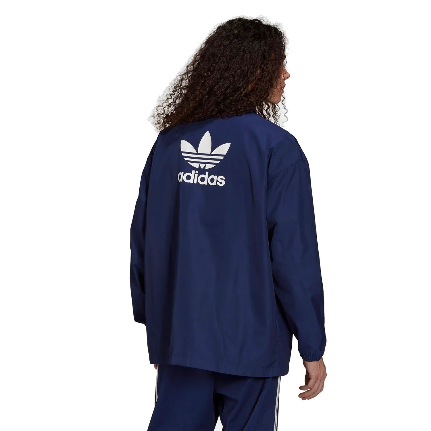 adidas Originals Adicolor Classics Trefoil Coach Jacket - Blue - Image 3