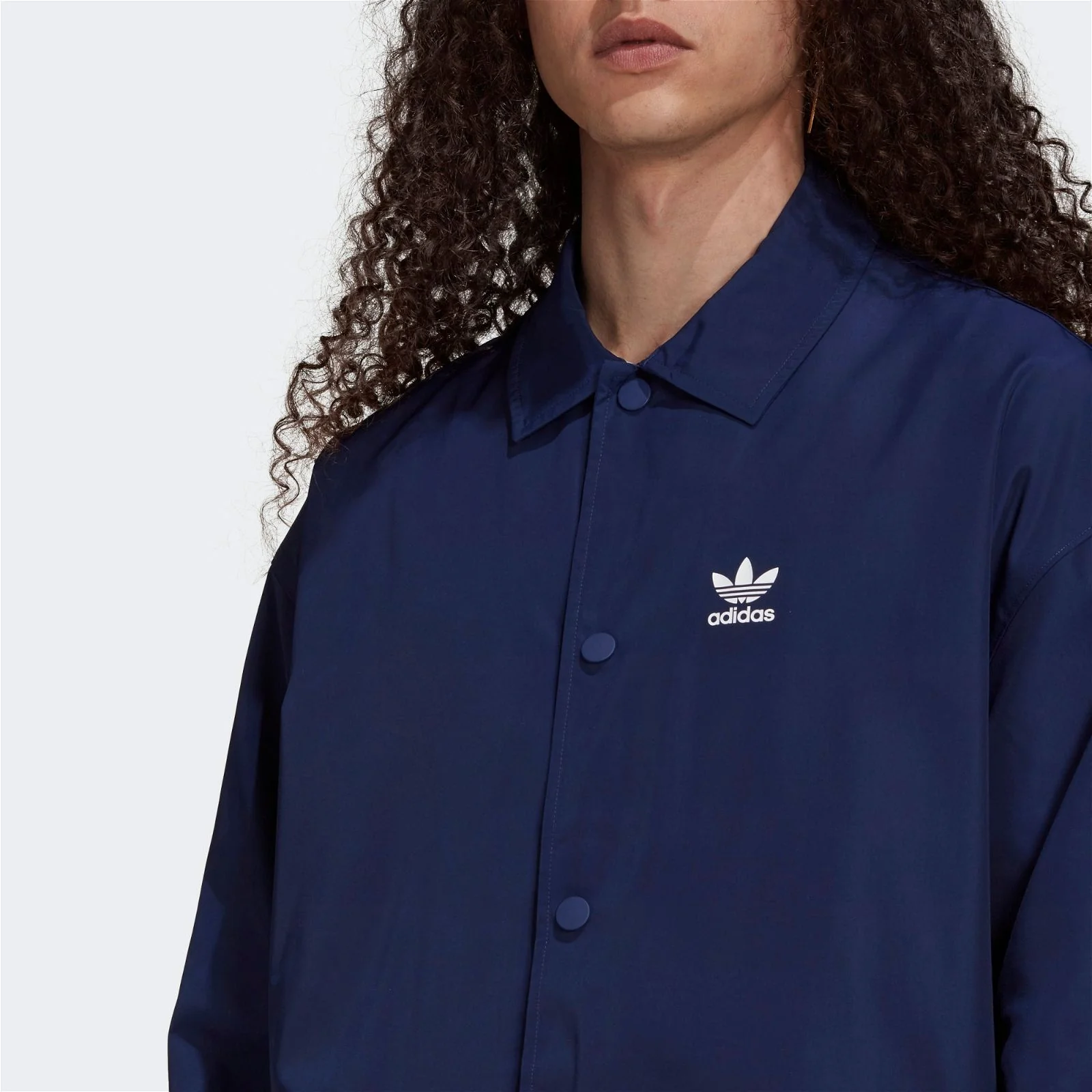 adidas Originals Adicolor Classics Trefoil Coach Jacket - Blue - Image 4