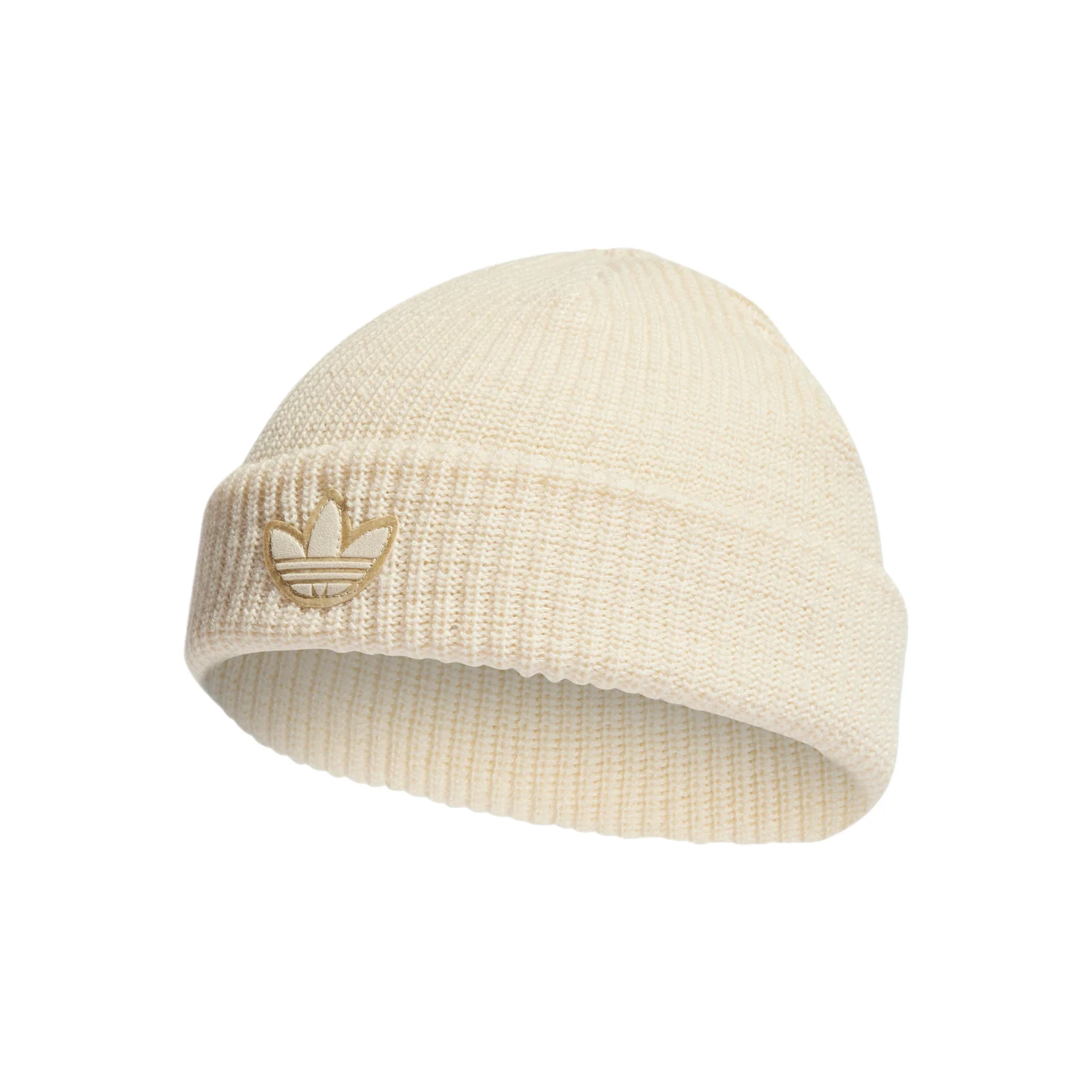 adidas Originals Adicolor Contempo Short Beanie - Wonder White