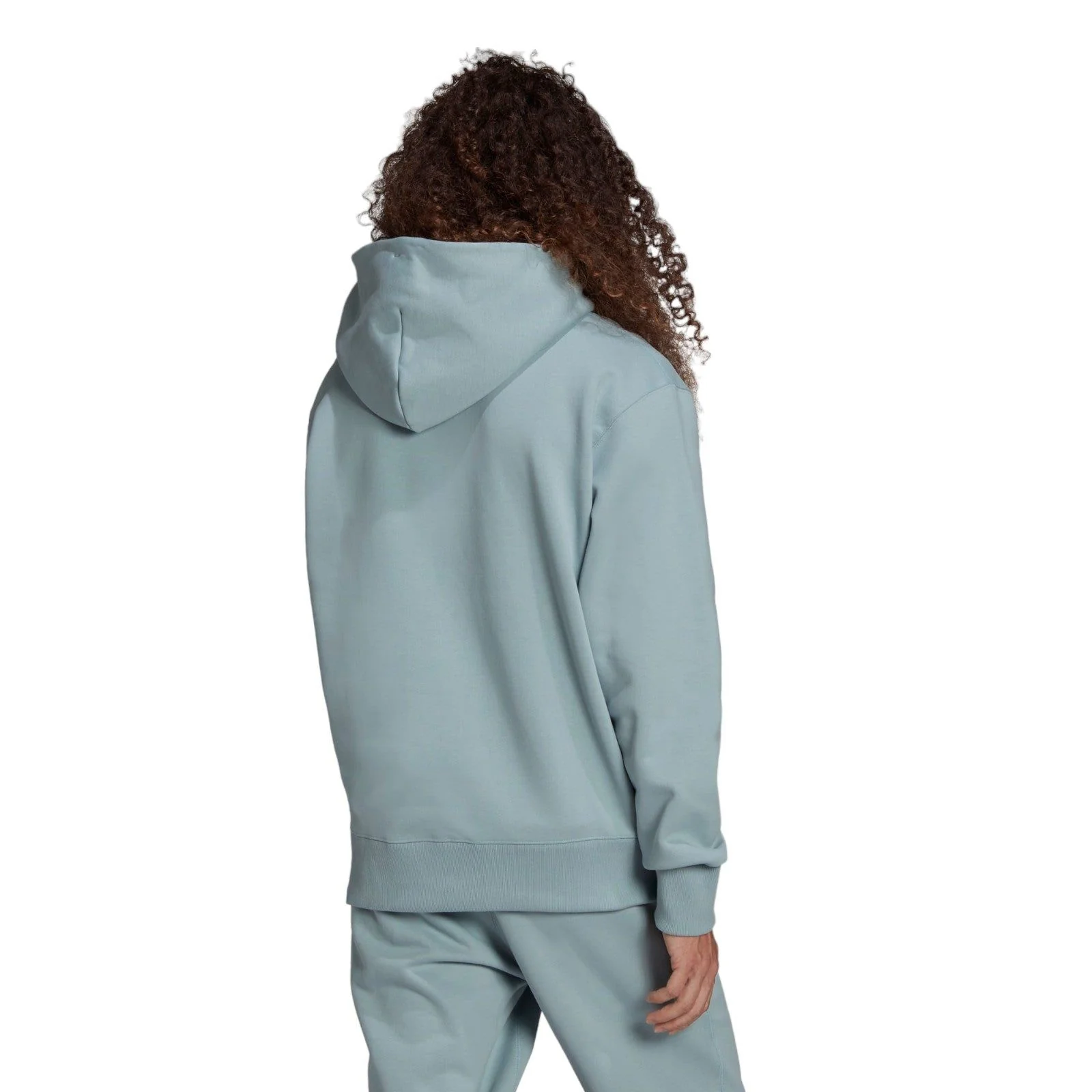 adidas Originals Adicolor Contempo Trefoil Hoodie - Magic Grey / Blue - Image 3