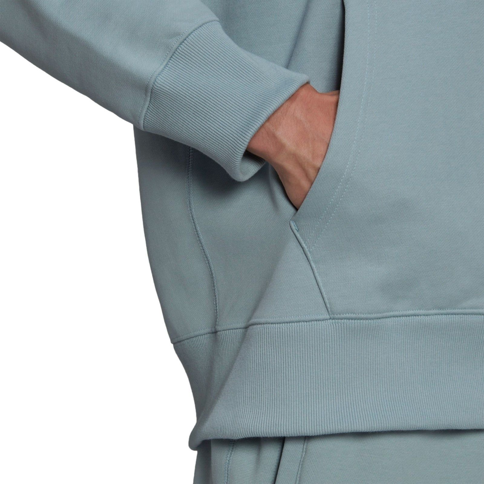 adidas Originals Adicolor Contempo Trefoil Hoodie - Magic Grey / Blue - Image 6