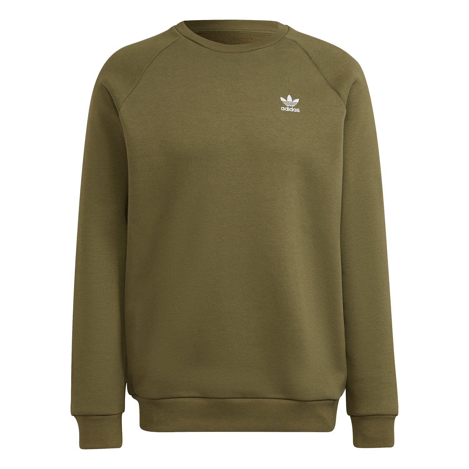adidas Originals Adicolor Essentials Trefoil Crewneck Sweat - Focus Olive