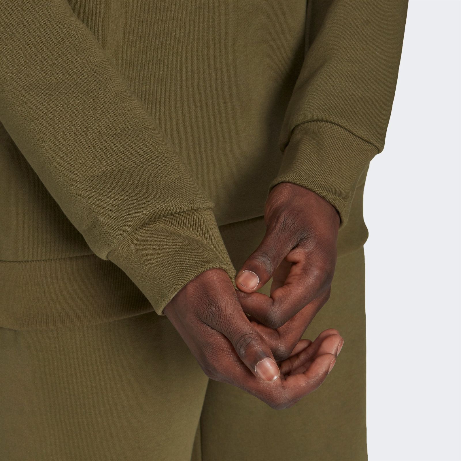 adidas Originals Adicolor Essentials Trefoil Crewneck Sweat - Focus Olive - Image 6