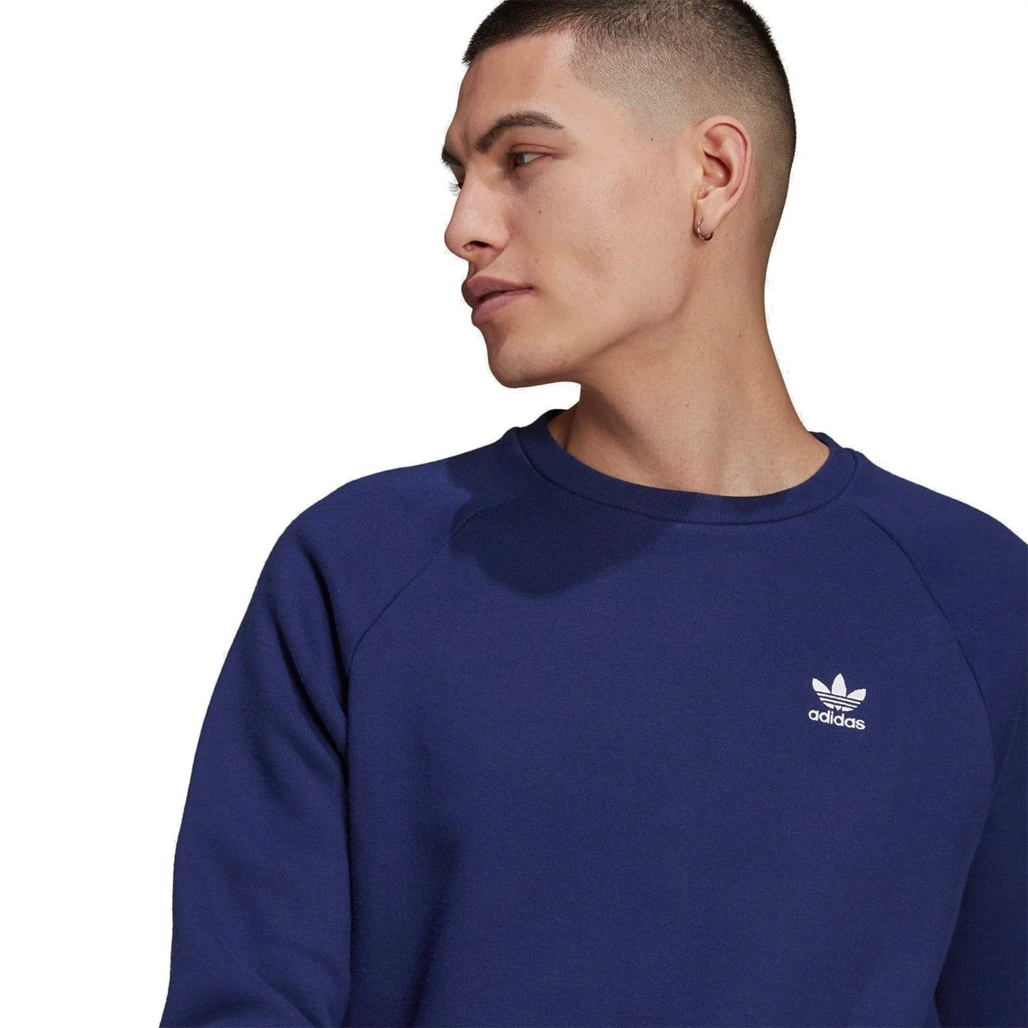 adidas Originals Adicolor Essentials Trefoil Crewneck Sweatshirt - Night Sky - Image 5