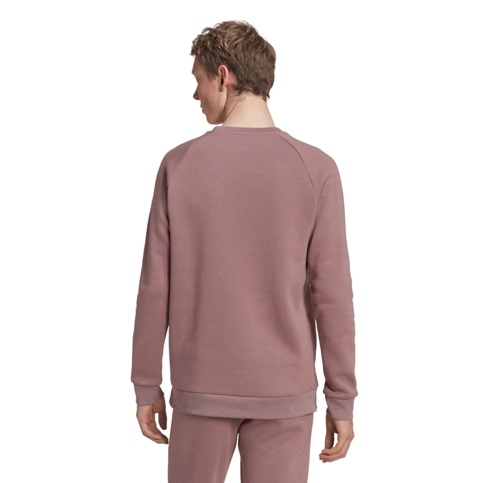 adidas Originals Adicolor Essentials Trefoil Crewneck Sweatshirt - Purple - Image 3