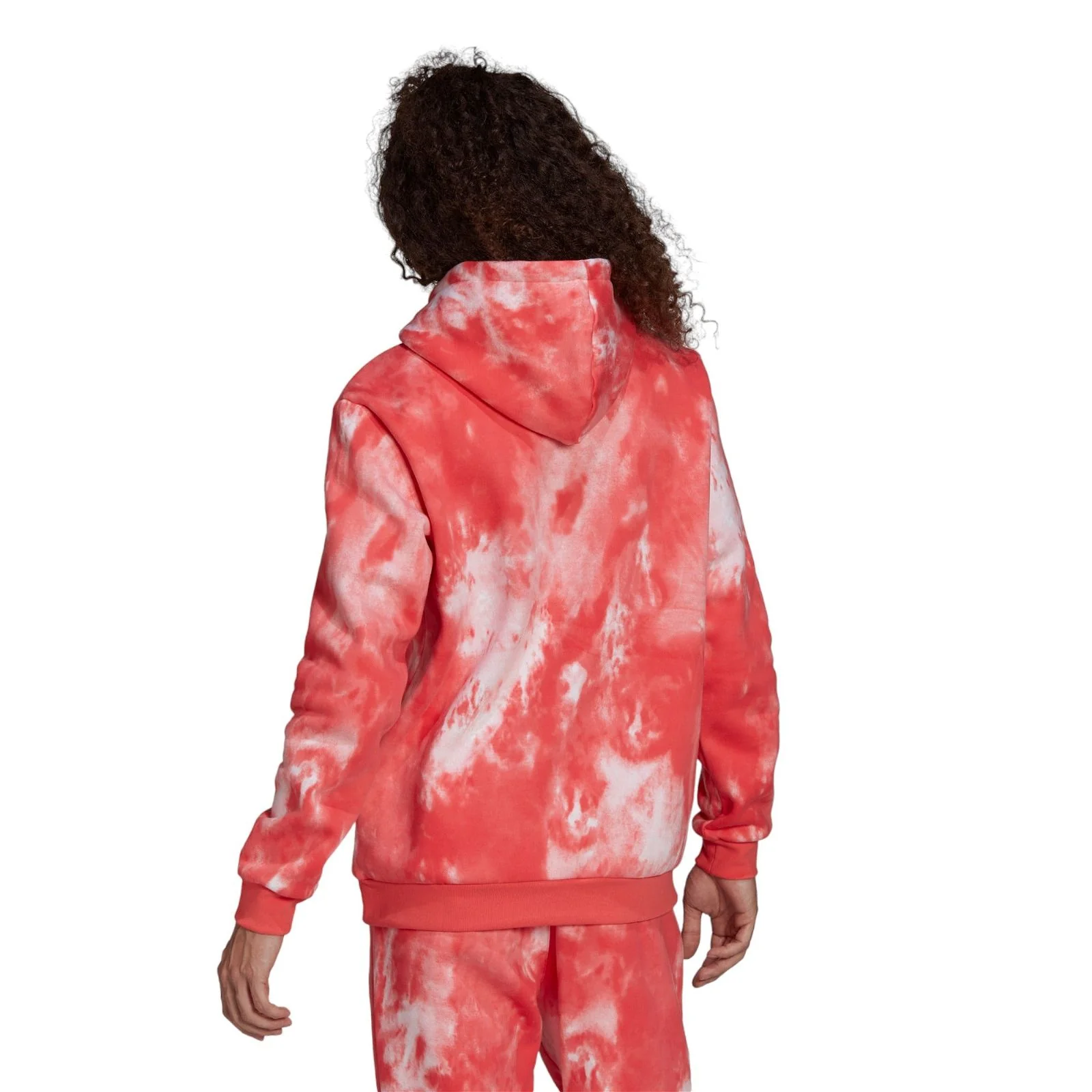 adidas Originals Adicolor Essentials Trefoil Hoodie - Semi Turbo Red - Image 3
