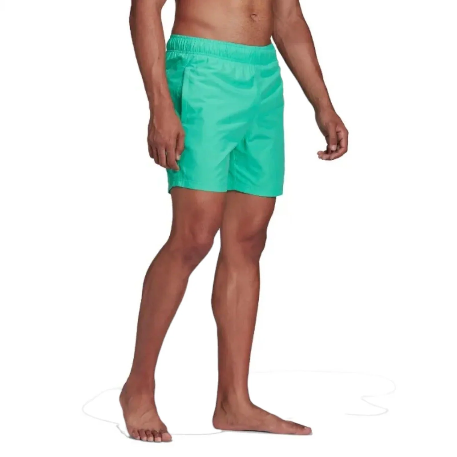 adidas Originals Adicolor Essentials Trefoil Swim Shorts - Hi-Res Green - Image 5