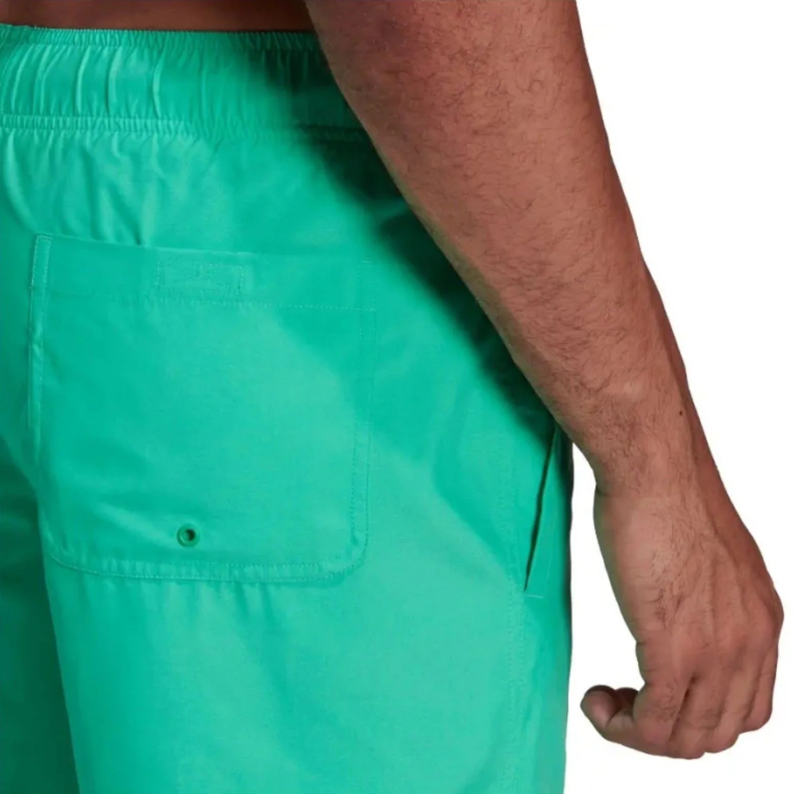 adidas Originals Adicolor Essentials Trefoil Swim Shorts - Hi-Res Green - Image 6