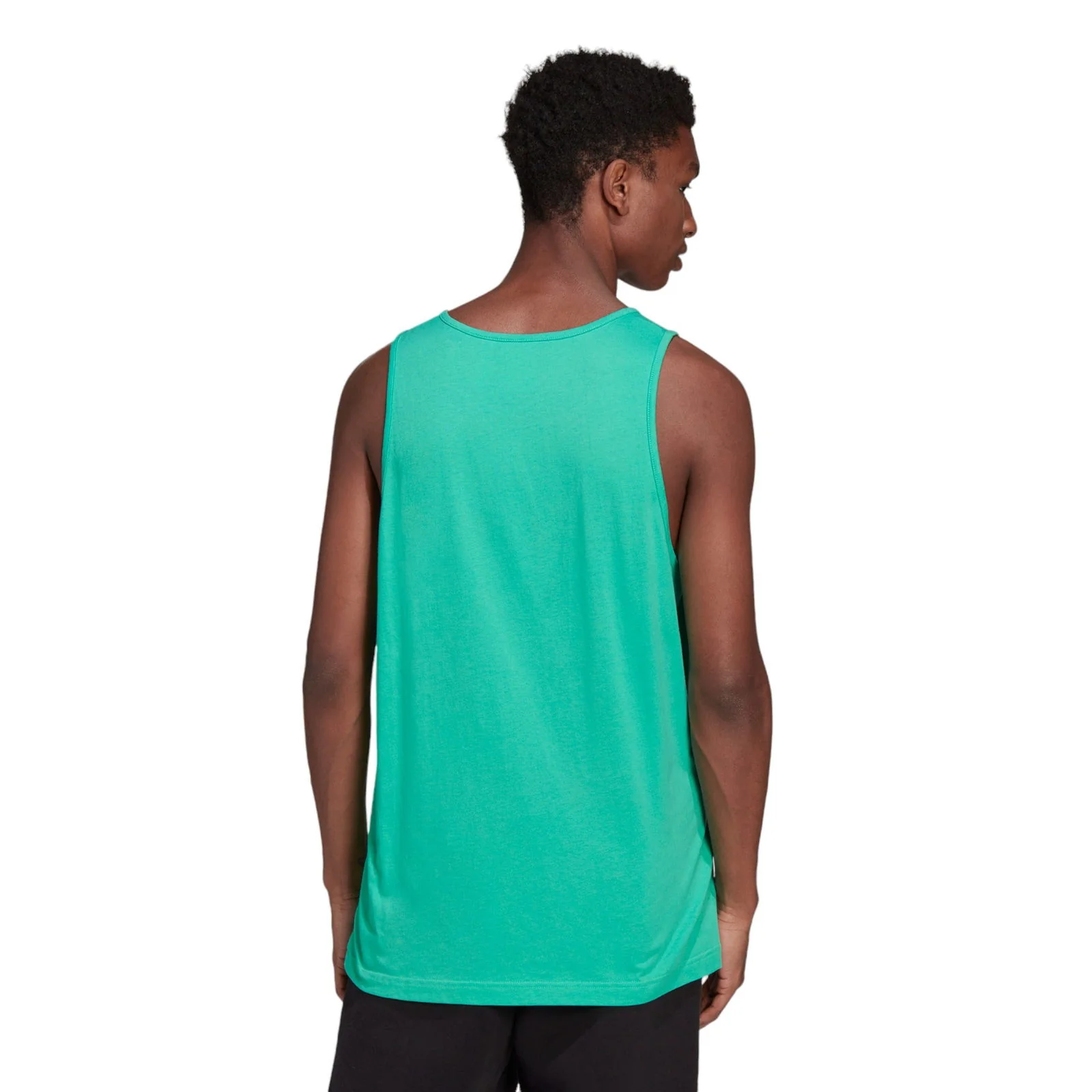 adidas Originals Adicolor Essentials Trefoil Tank Top - Hi-Res Green - Image 3