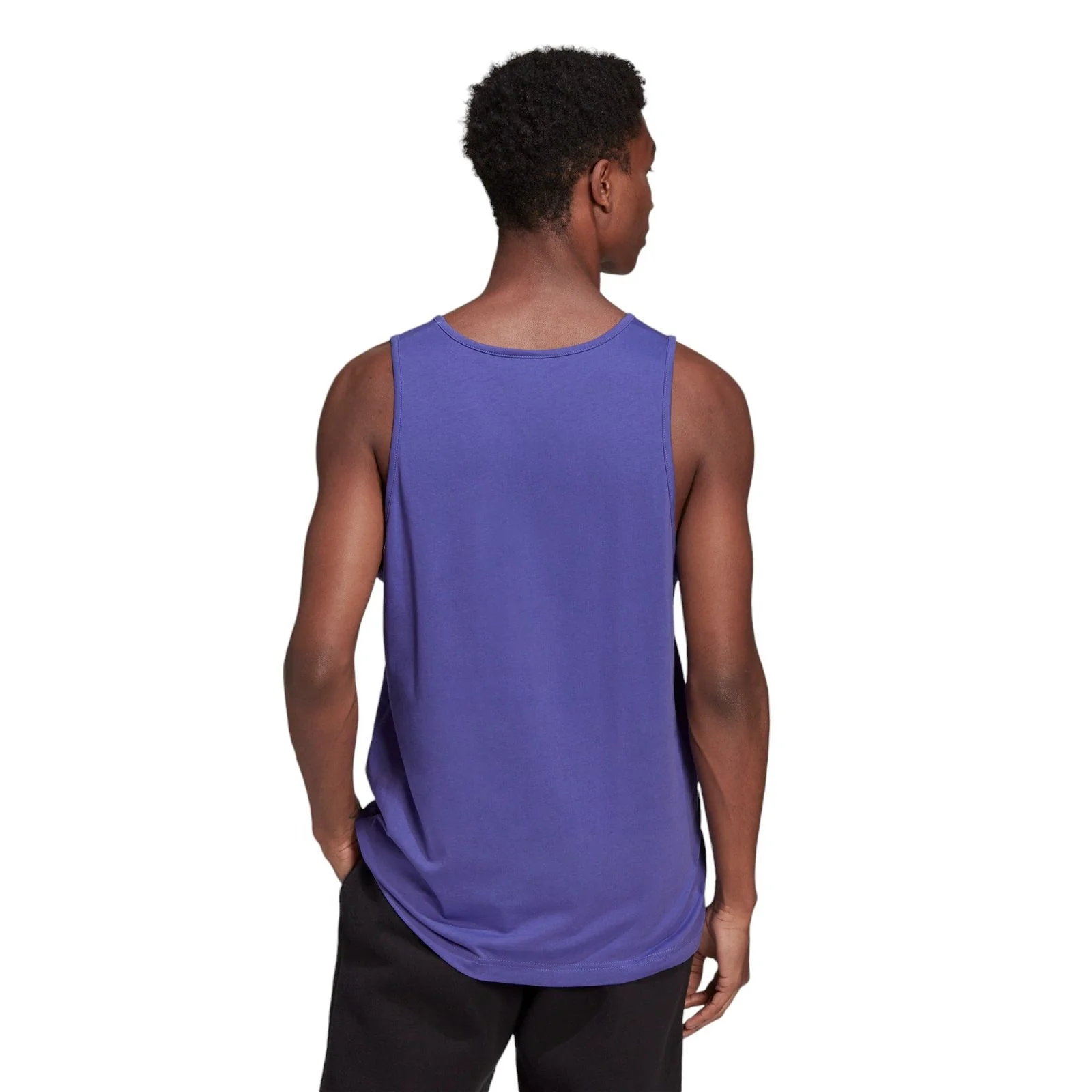 adidas Originals Adicolor Essentials Trefoil Tank Top - Purple - Image 3