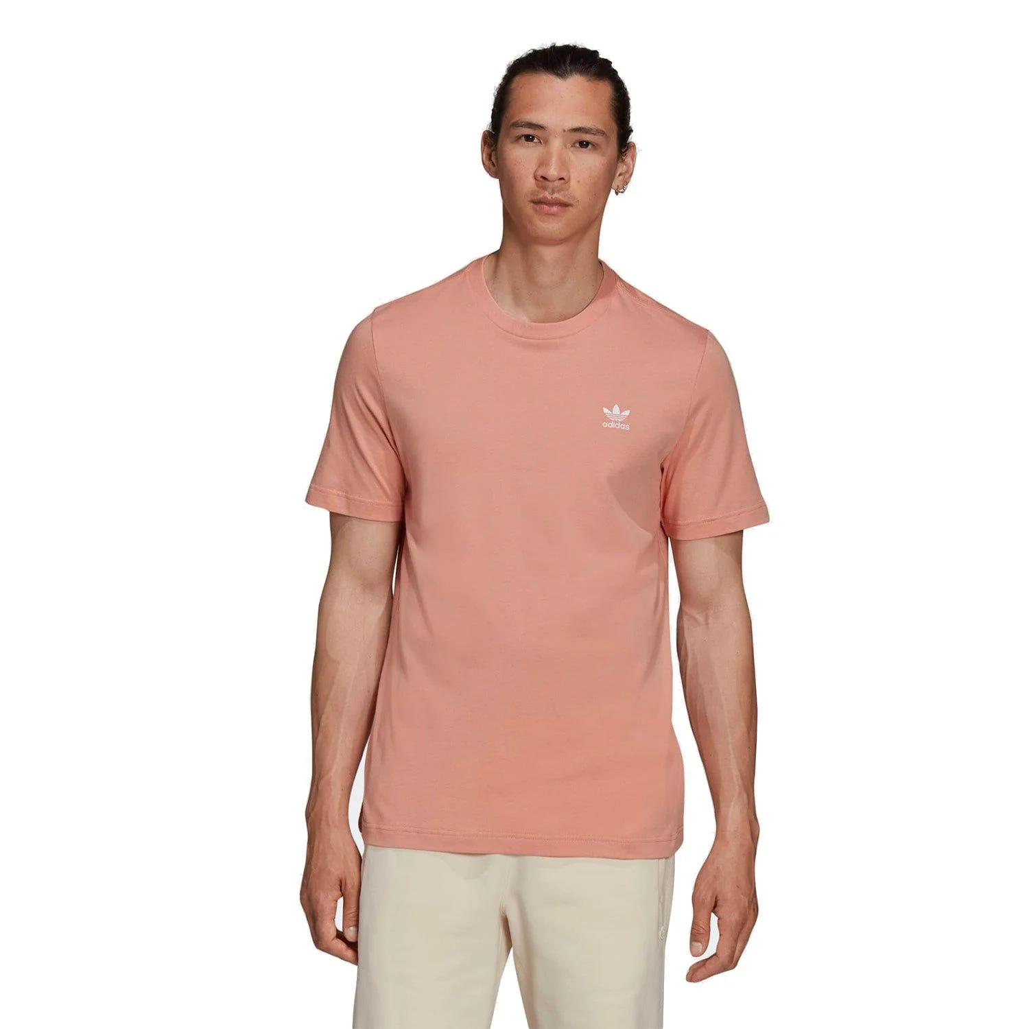 adidas Originals Adicolor Essentials Trefoil Tee - Ambient Blush - Image 2