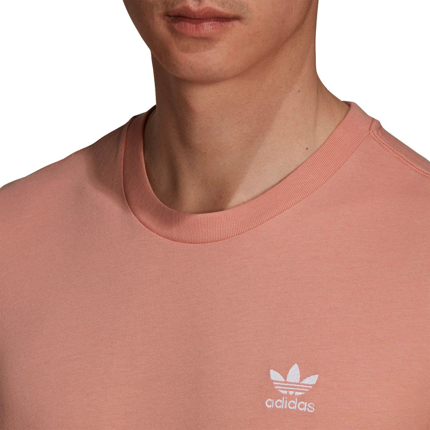 adidas Originals Adicolor Essentials Trefoil Tee - Ambient Blush - Image 4