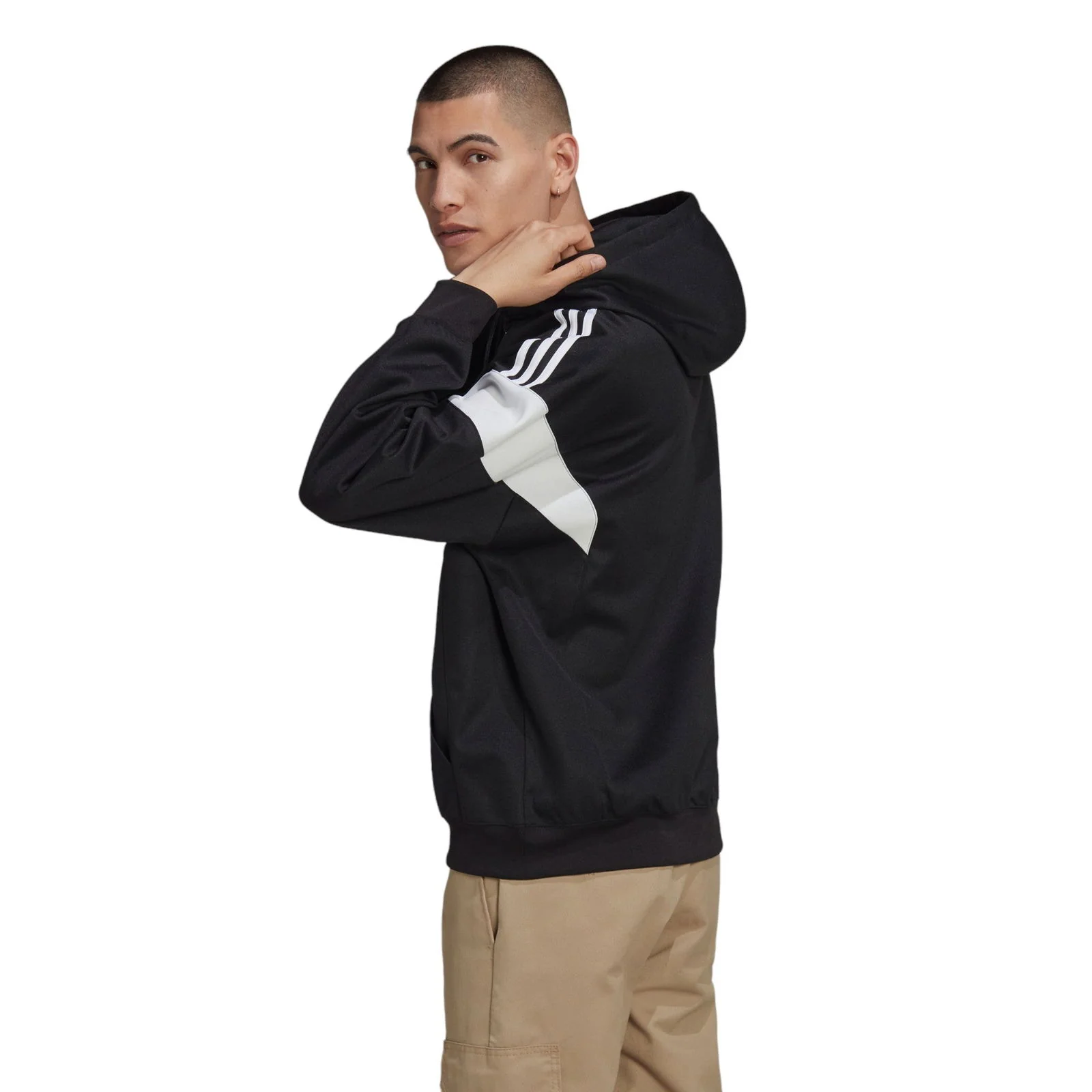 adidas Originals Adicolor Originals Challenger Hoodie - Black - Image 3
