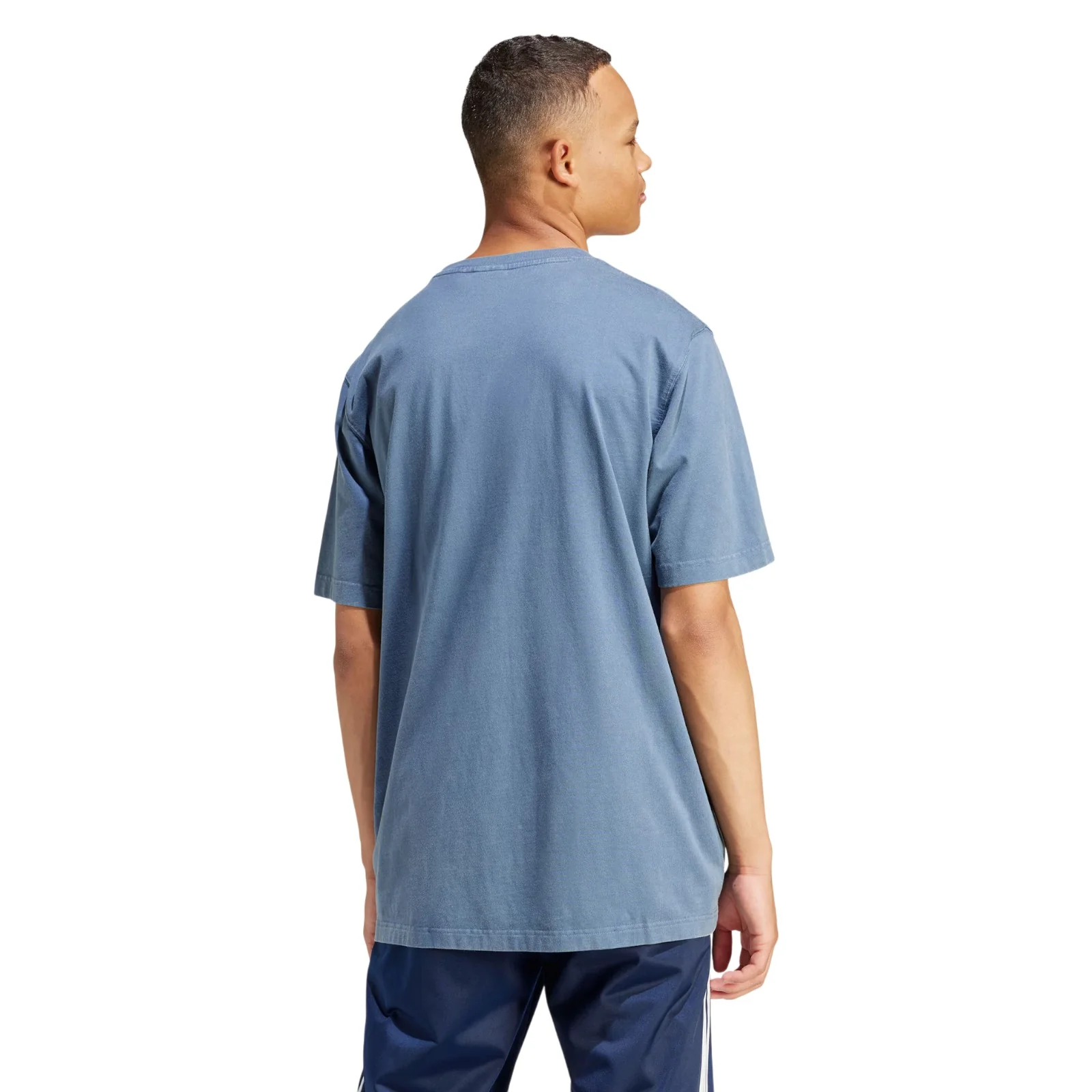 adidas Originals Adicolor Outline Trefoil T-Shirt - Blue - Image 4