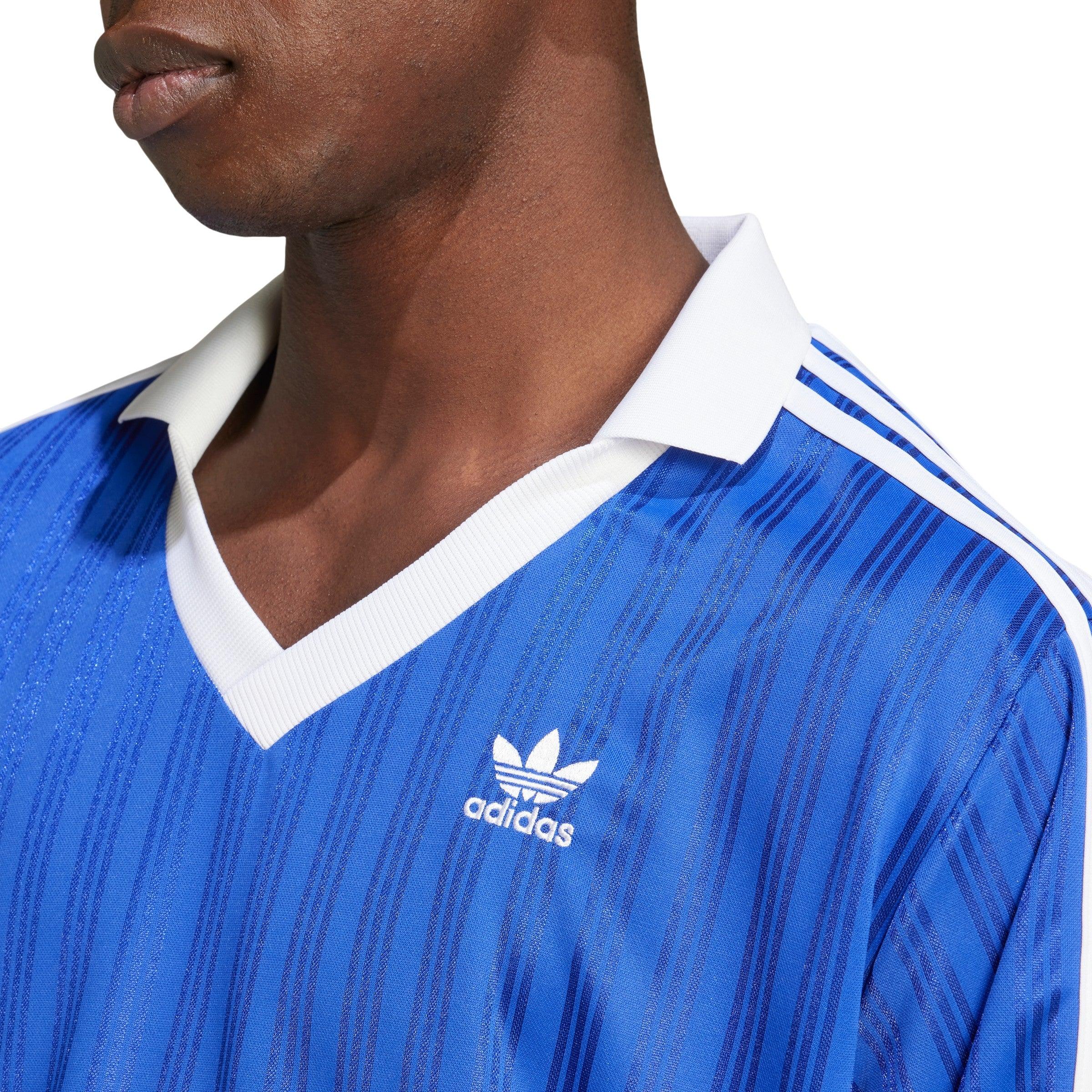 adidas Originals Adicolor Piqué Soccer Long Sleeve Tee - Semi Lucid Blue - Image 6