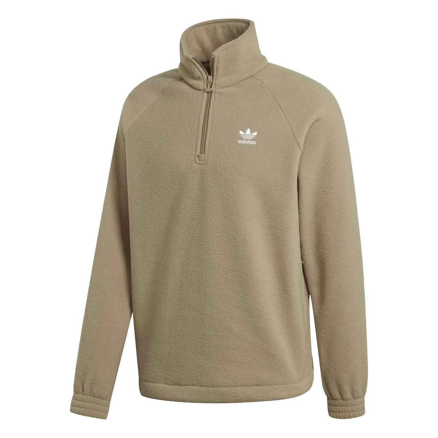 adidas Originals Adicolor Polar Fleece Half-Zip Sweatshirt - Beige