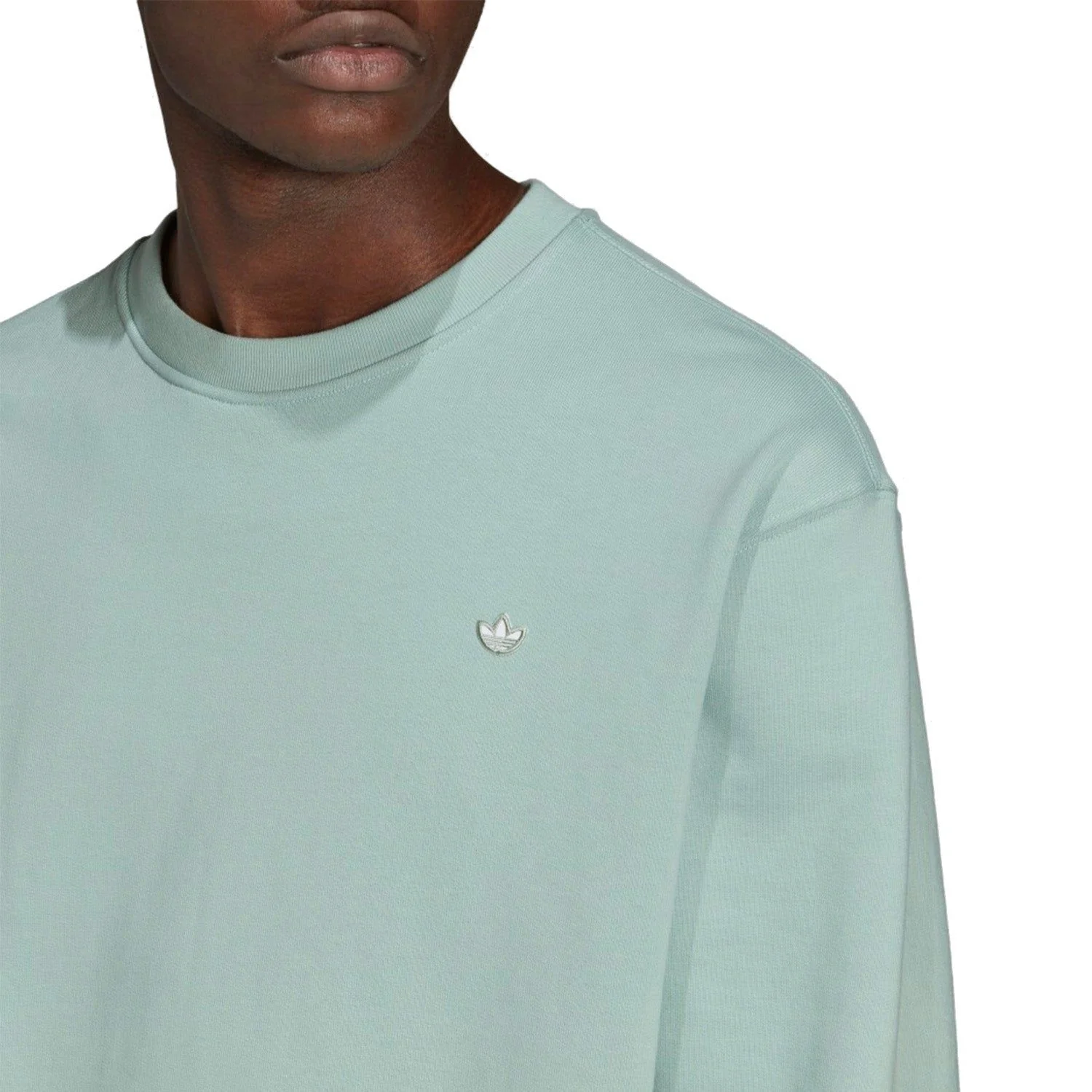 adidas Originals Adicolor Premium Crew Sweatshirt - Green - Image 2