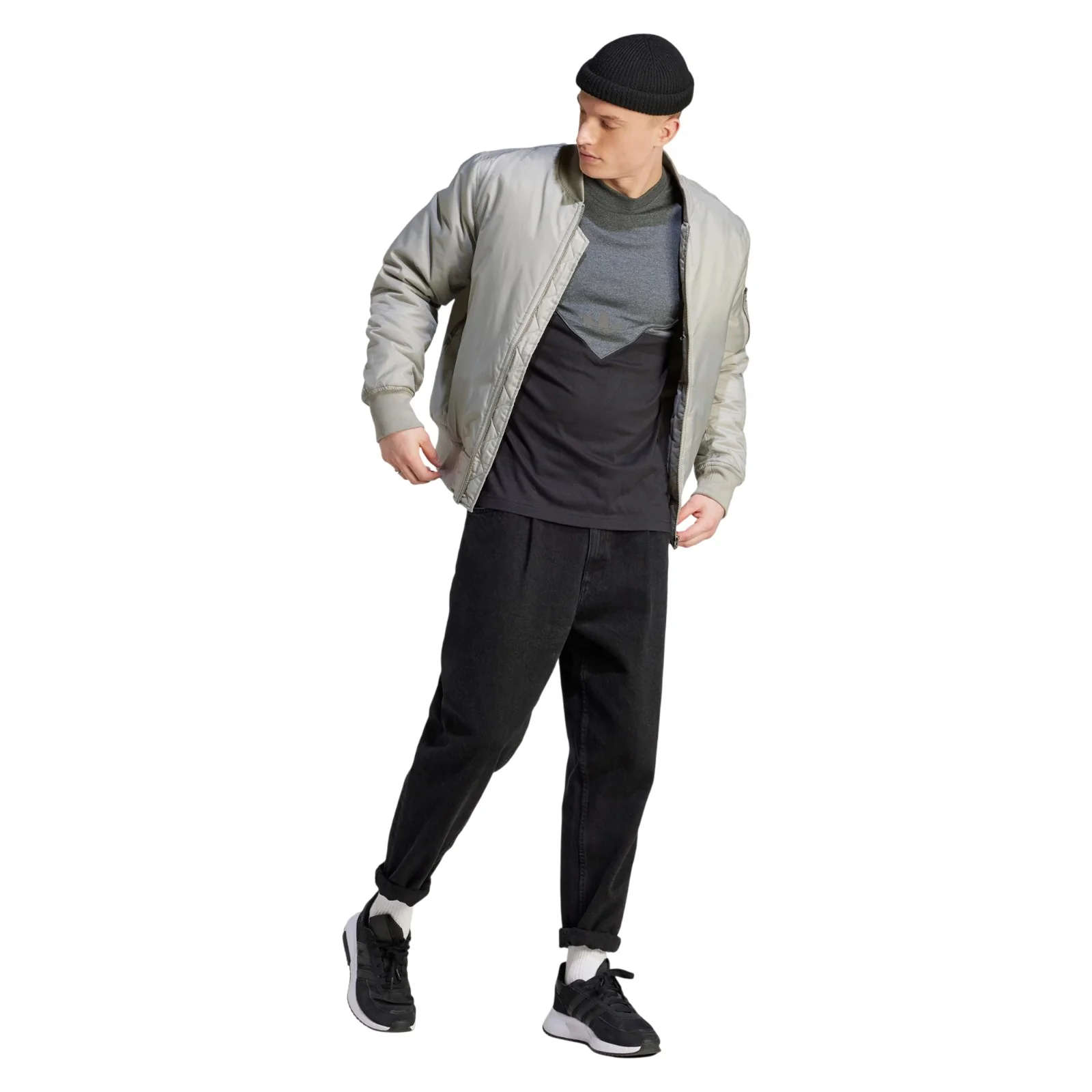 adidas Originals Adicolor Seasonal Reflective T-Shirt - Grey - Image 6